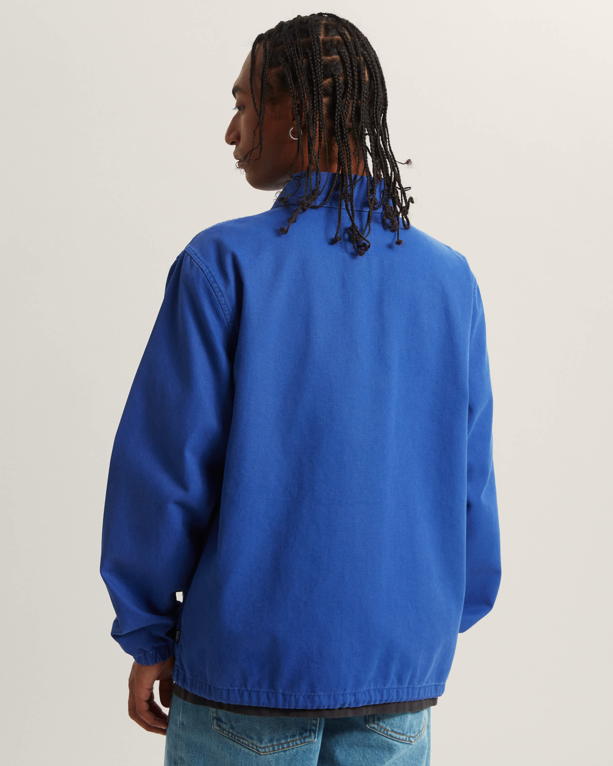 Torrey Pigment Canvas Coaches Jacket VANS Blue ALT3