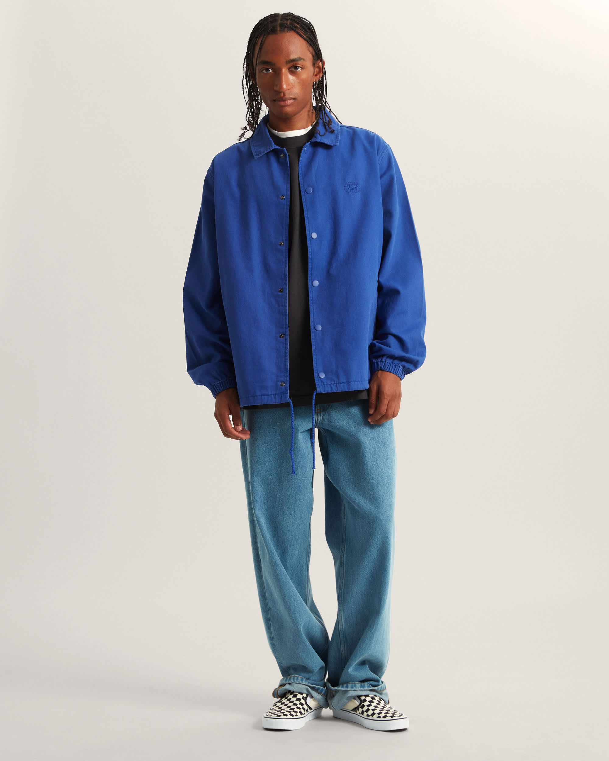 Torrey Pigment Canvas Coaches Jacket Royal Cobalt VANS Blue ALT5