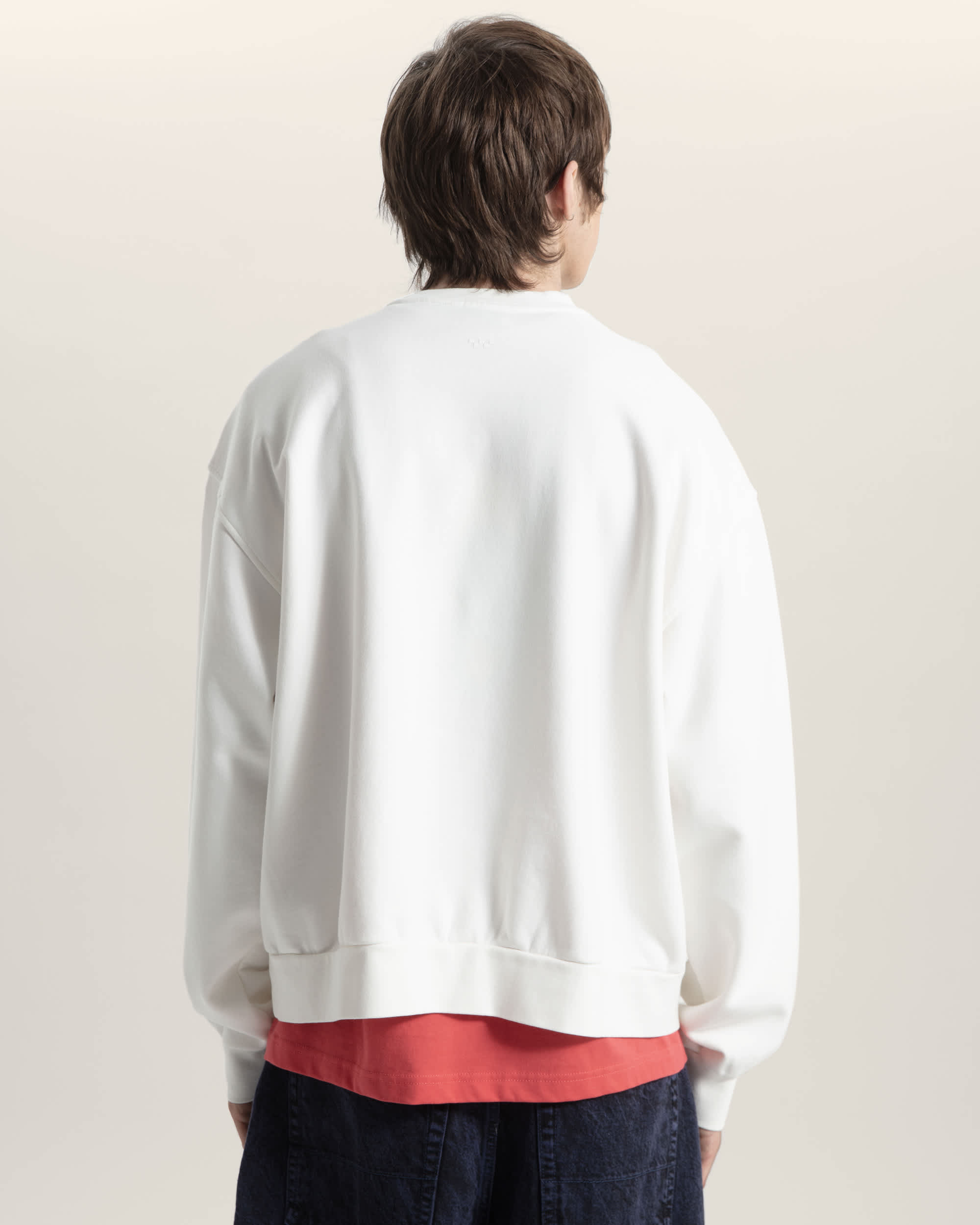 Premium Crewneck Sweatshirt VANS White ALT3