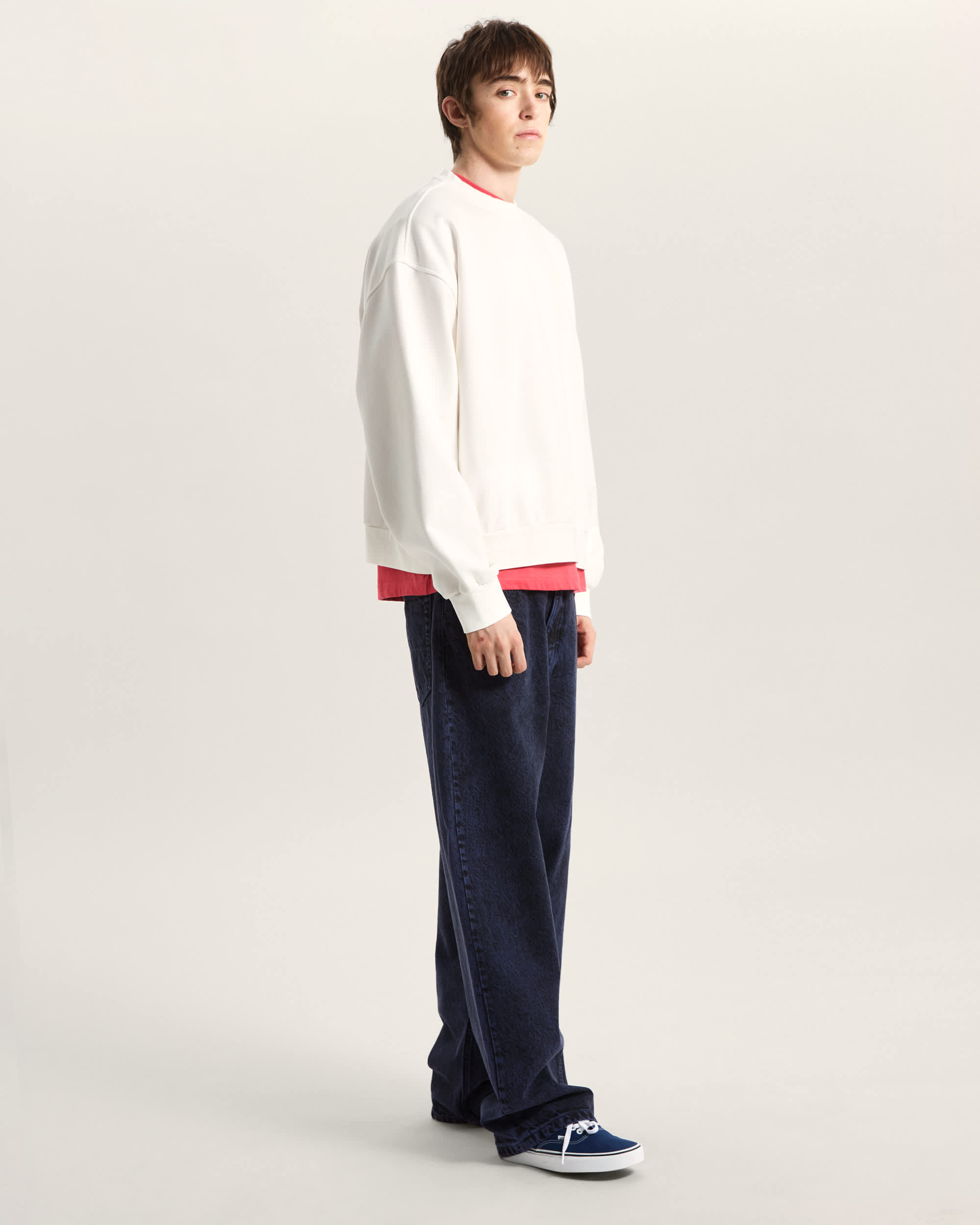 Premium Crewneck Sweatshirt VANS White ALT4