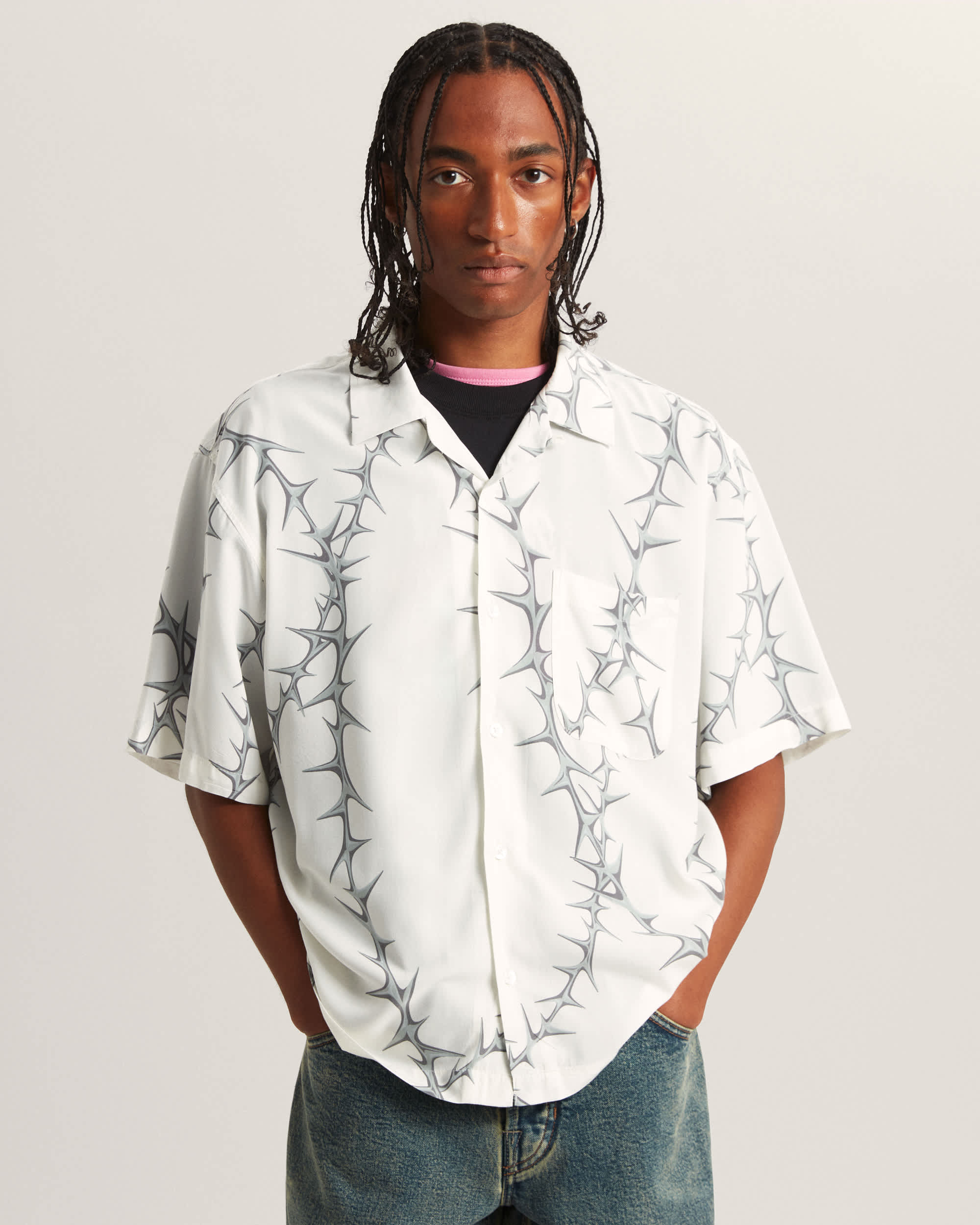 Van Doren Camp TShirt mit Print VANS Wei ALT2