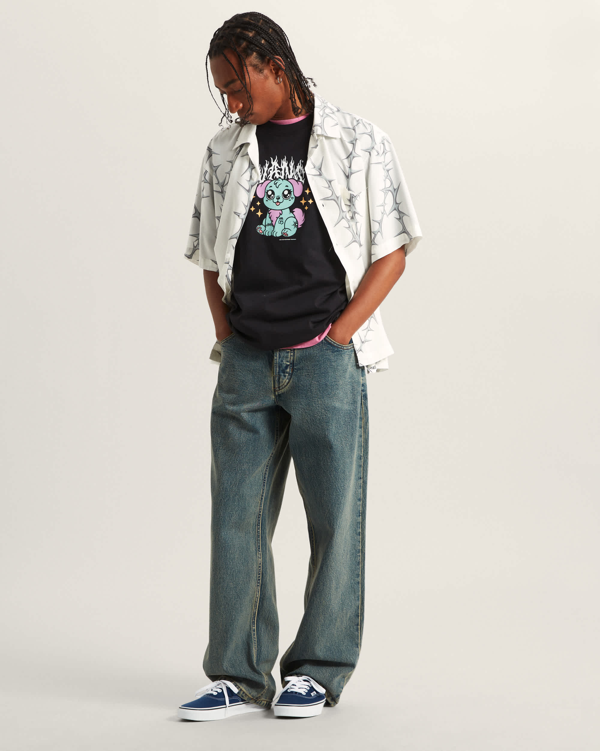 Van Doren Camp TShirt mit Print VANS Wei ALT4