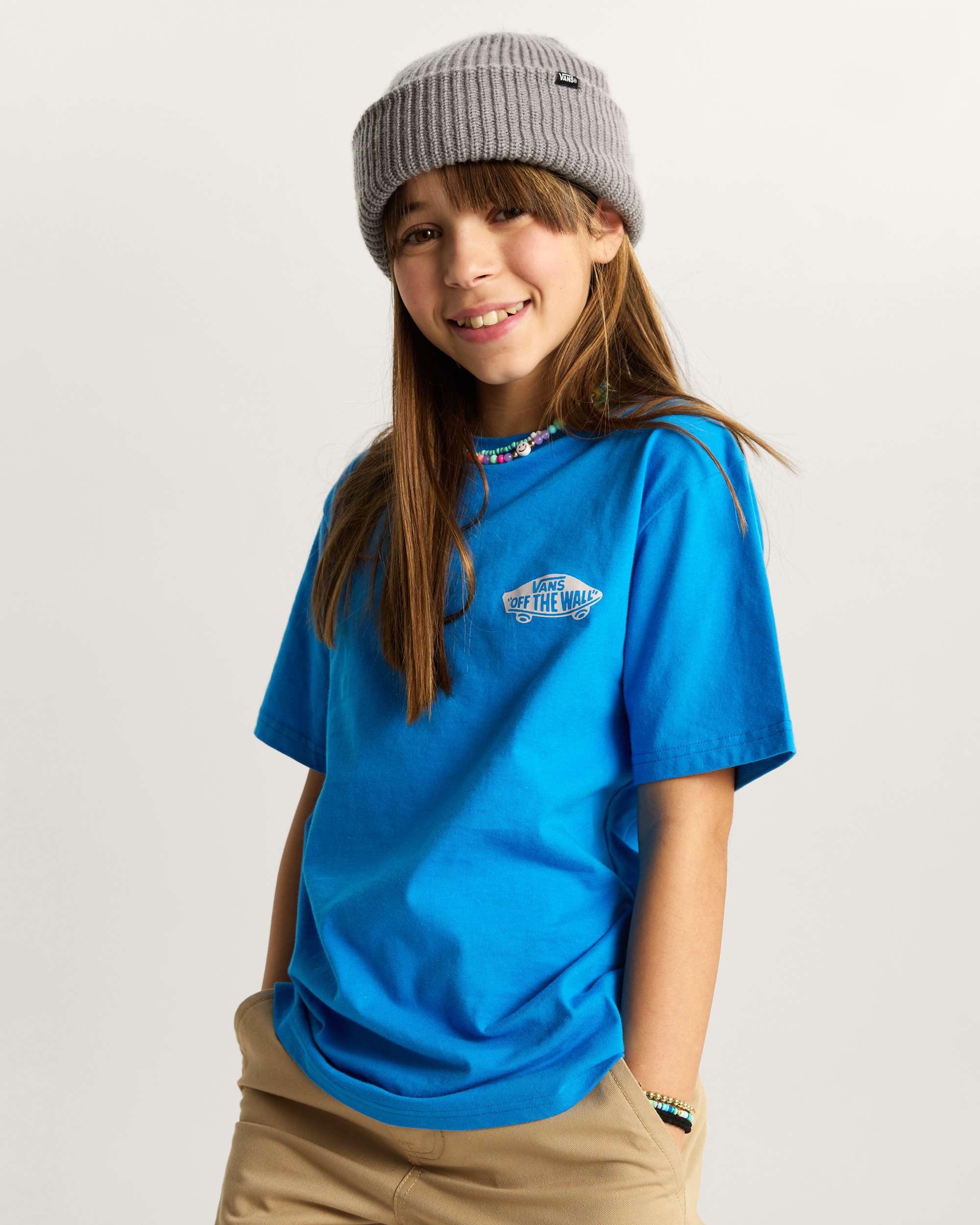 Kinder Double Standard TShirt 814 Jahre VANS Blau ALT5