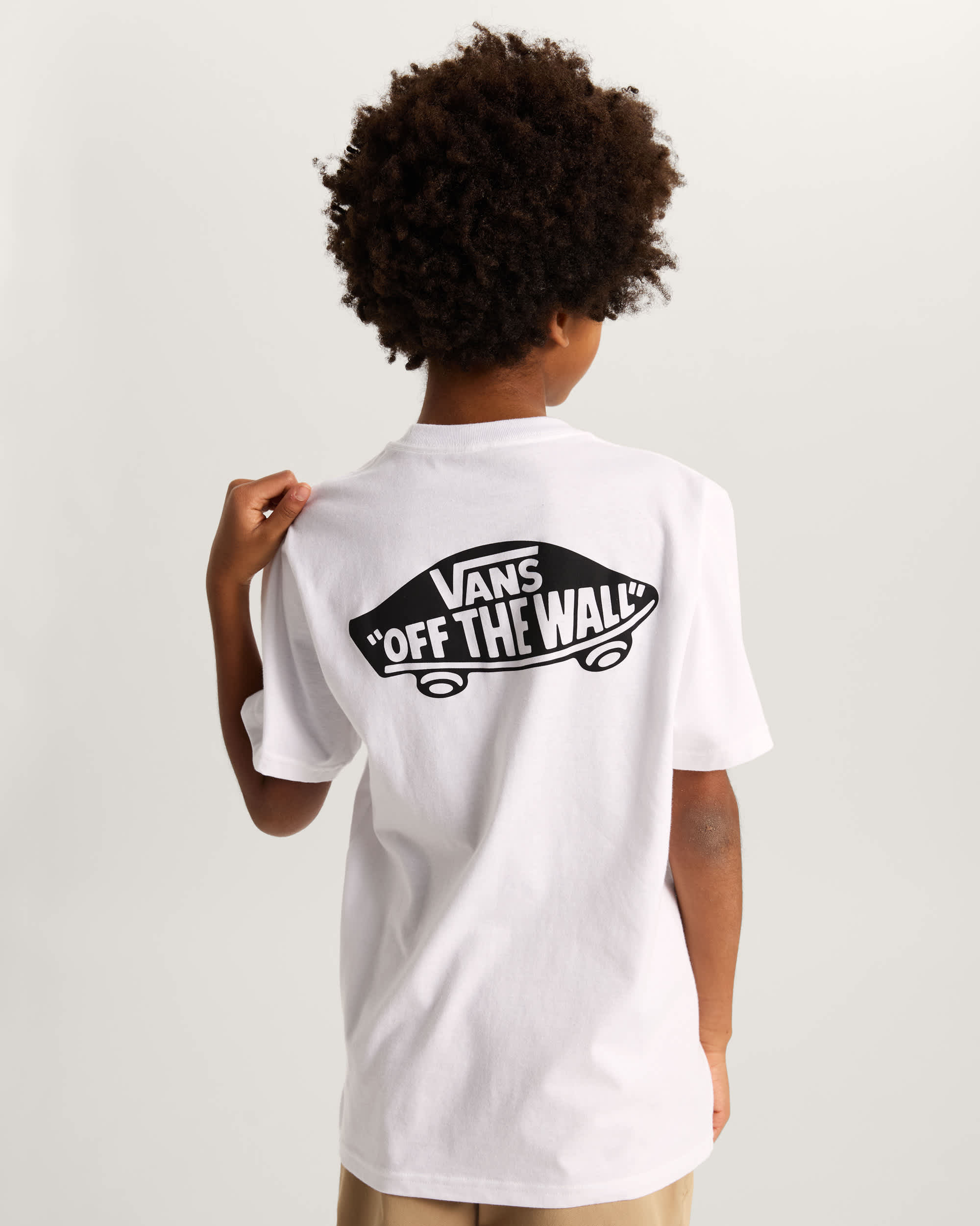 Kids Double Standard TShirt 814 Years VANS White ALT3
