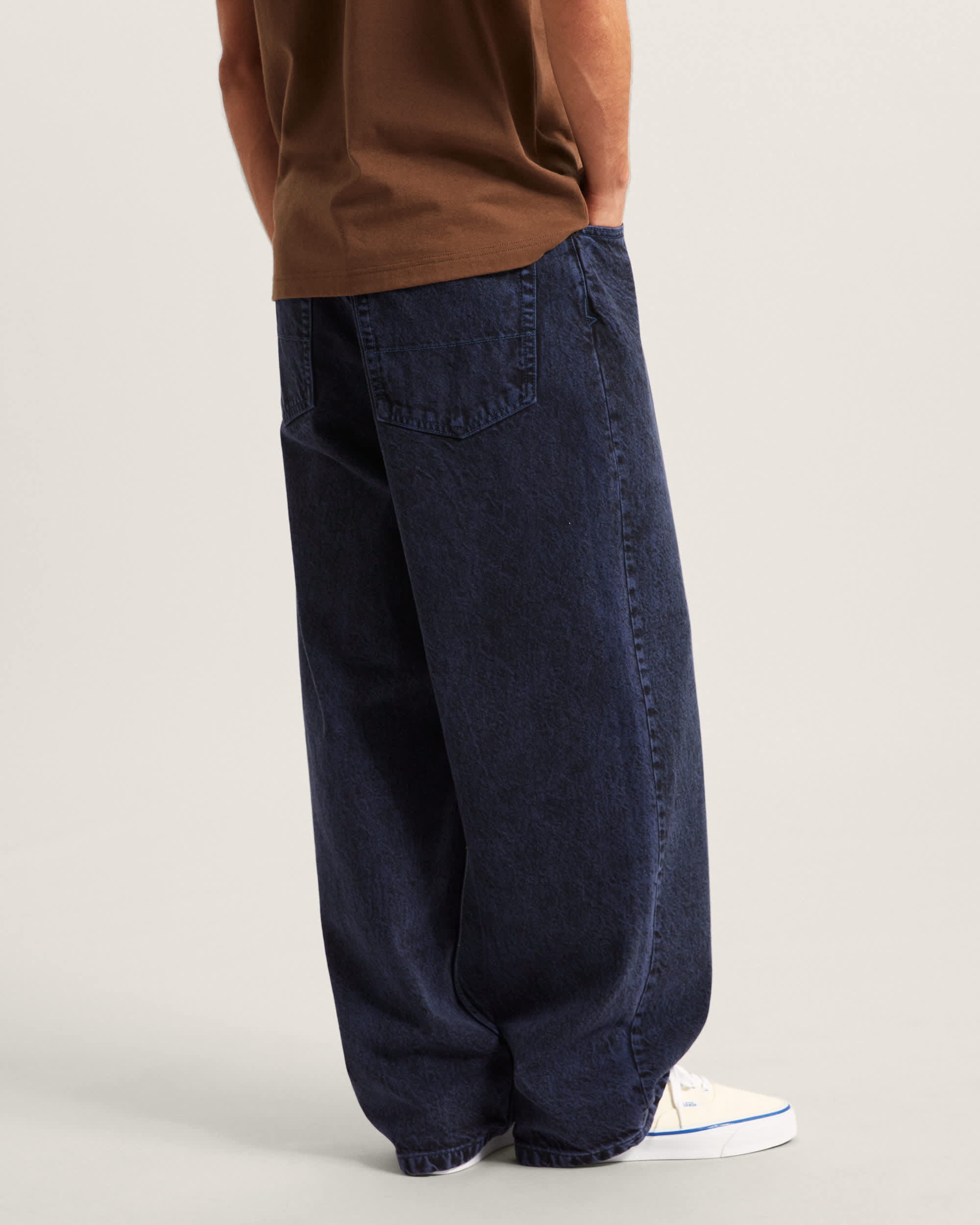 Check5 Baggy Acid Overdyed Denim Pants Deep Indigo VANS Blu ALT3