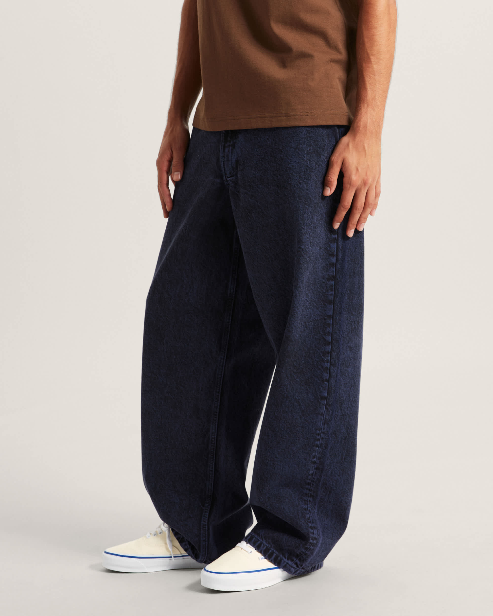 Check5 Baggy Acid Overdyed Denim Pants Deep Indigo VANS Blu ALT4