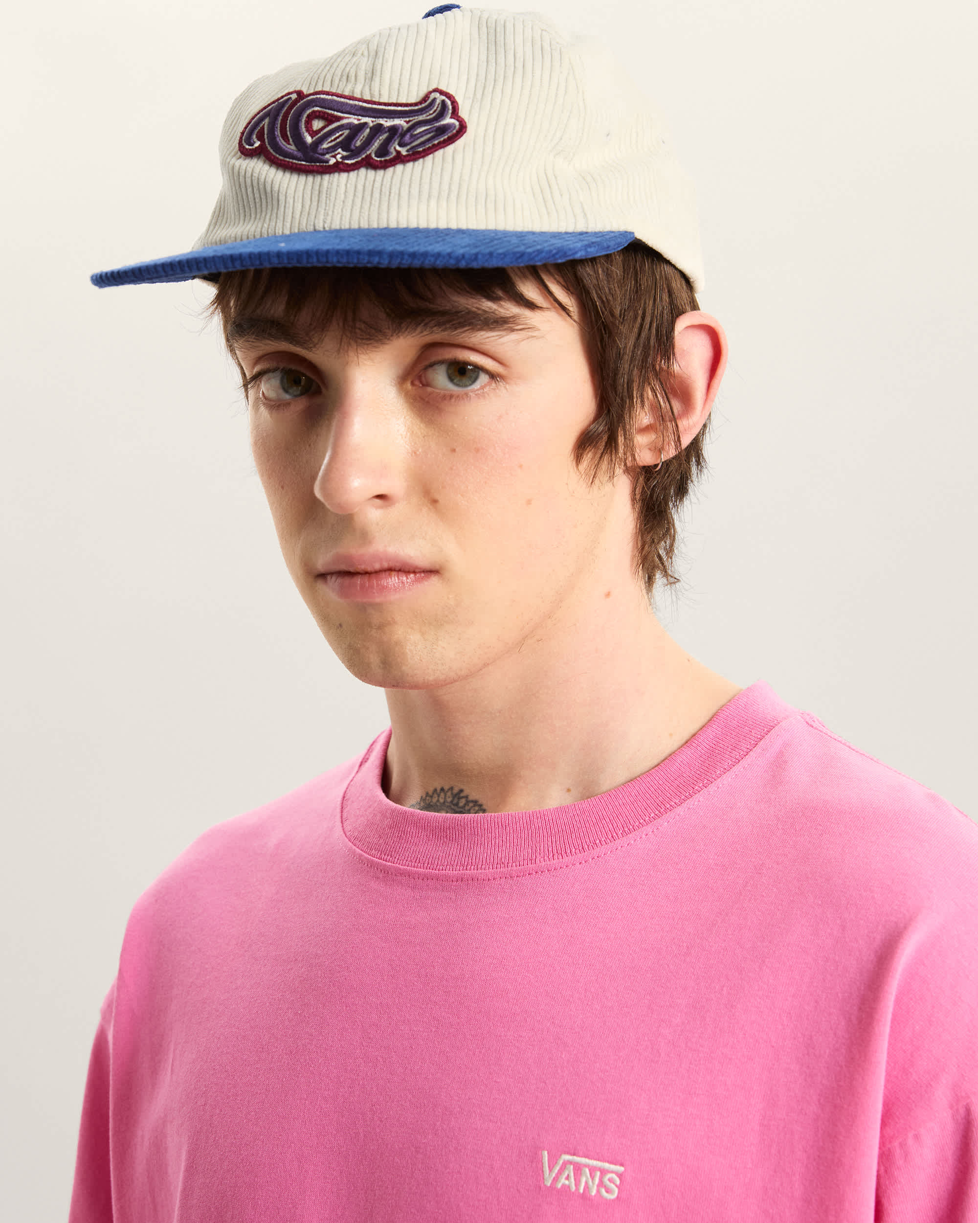 Casquette de jockey Wavy Script VANS Bleu ALT3