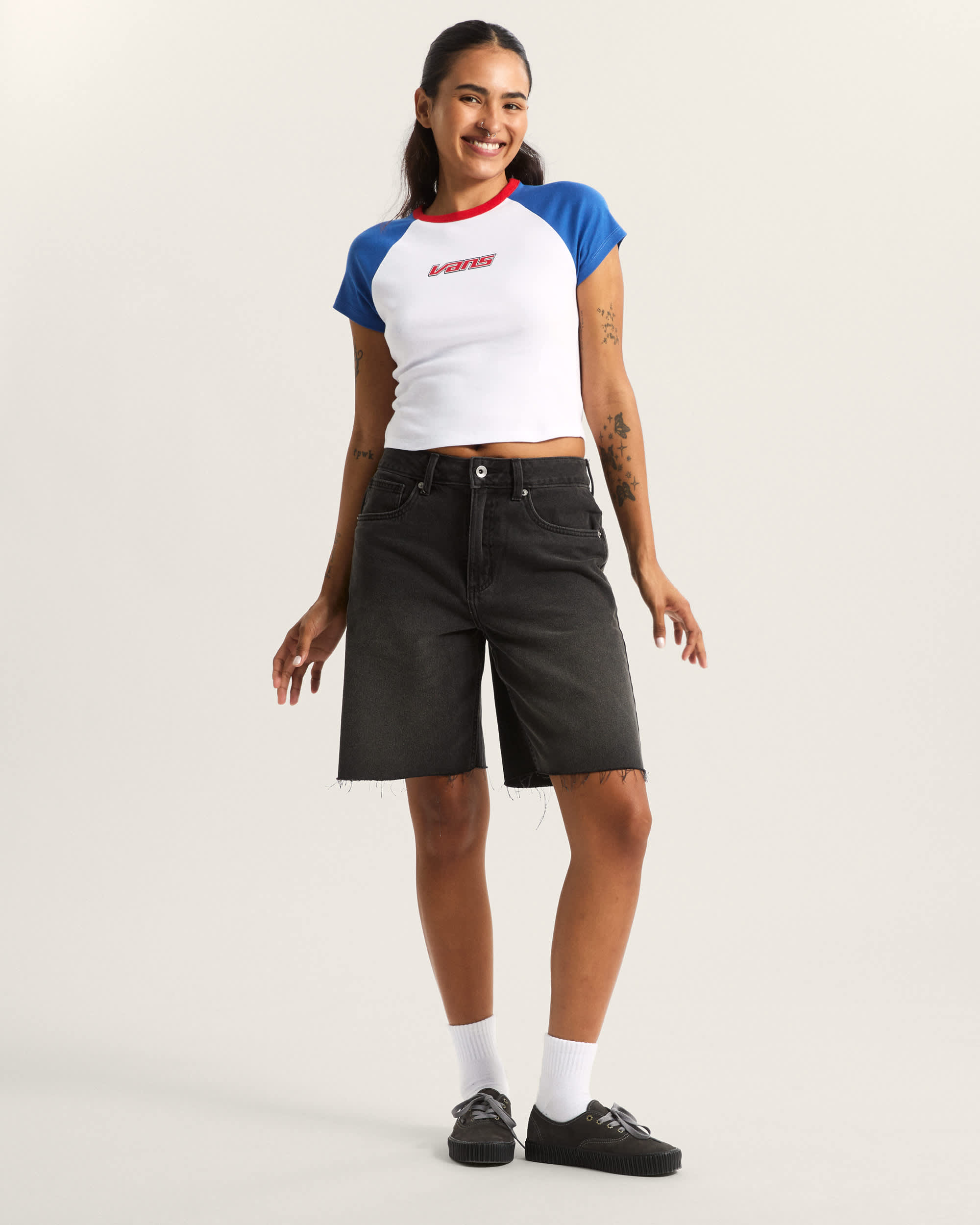 Clare Baby TShirt VANS Blue ALT4