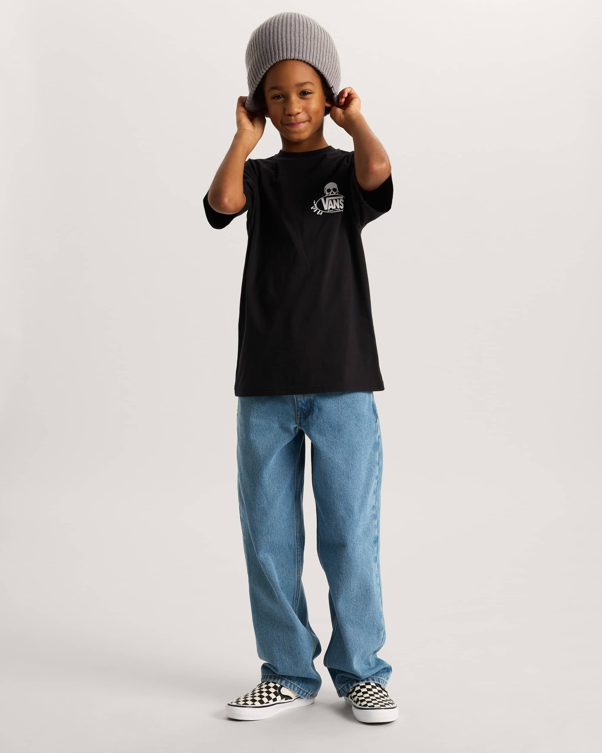 Kinder Framework TShirt 814 Jahre VANS Schwarz ALT4