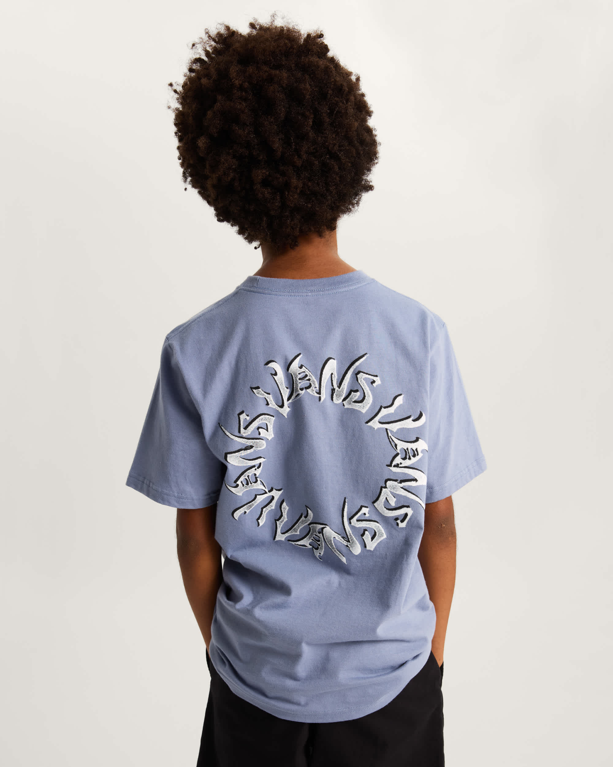 Kinder Wild Circle TShirt 814 Jahre VANS Grau ALT3