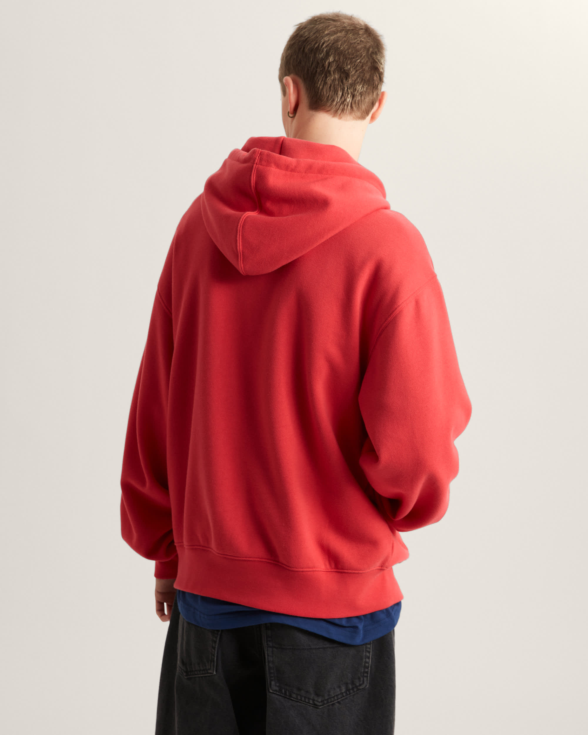 Sudadera elstica con capucha y logotipo VANS Rosa ALT4