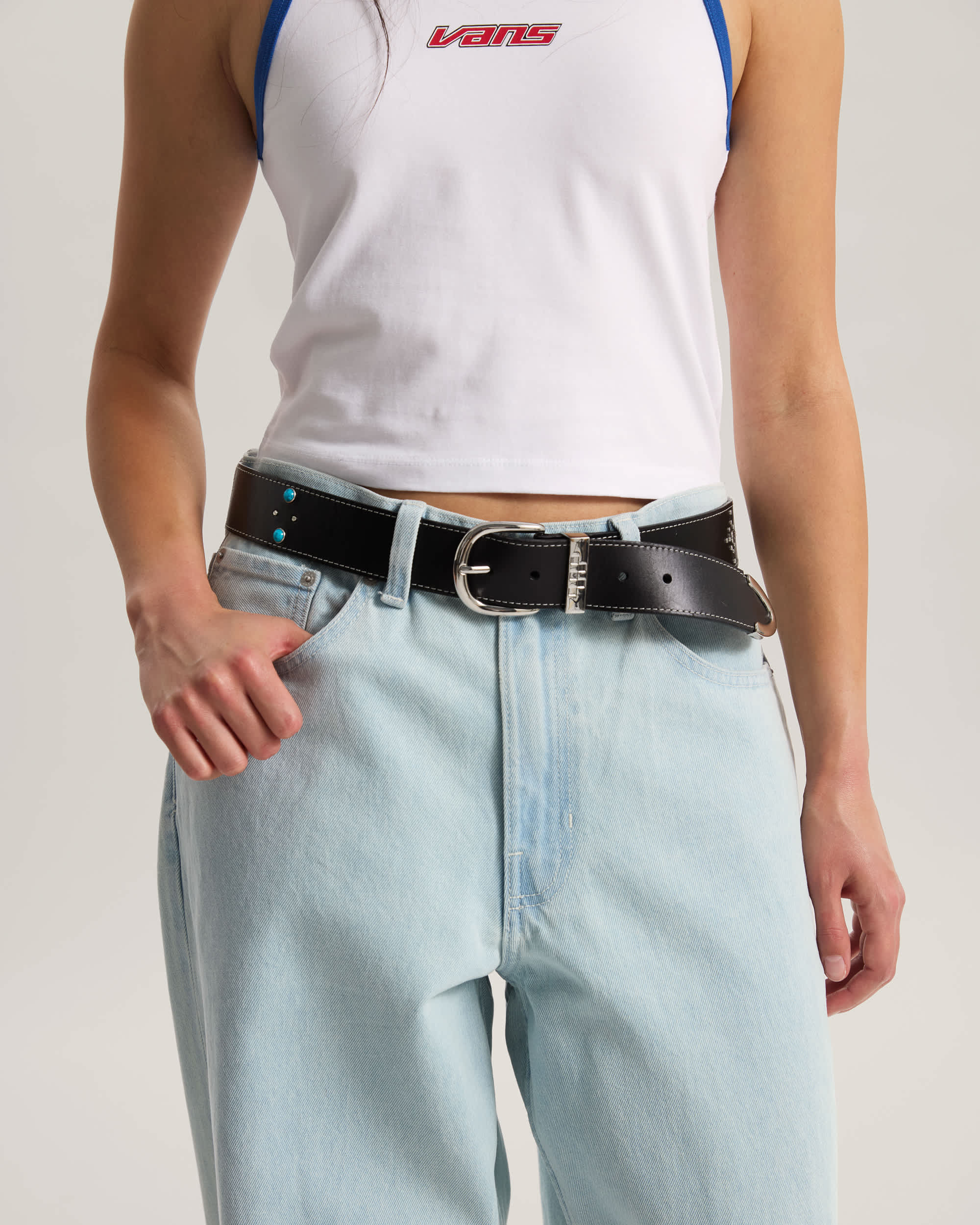 Premium Nietengrtel VANS Schwarz ALT2