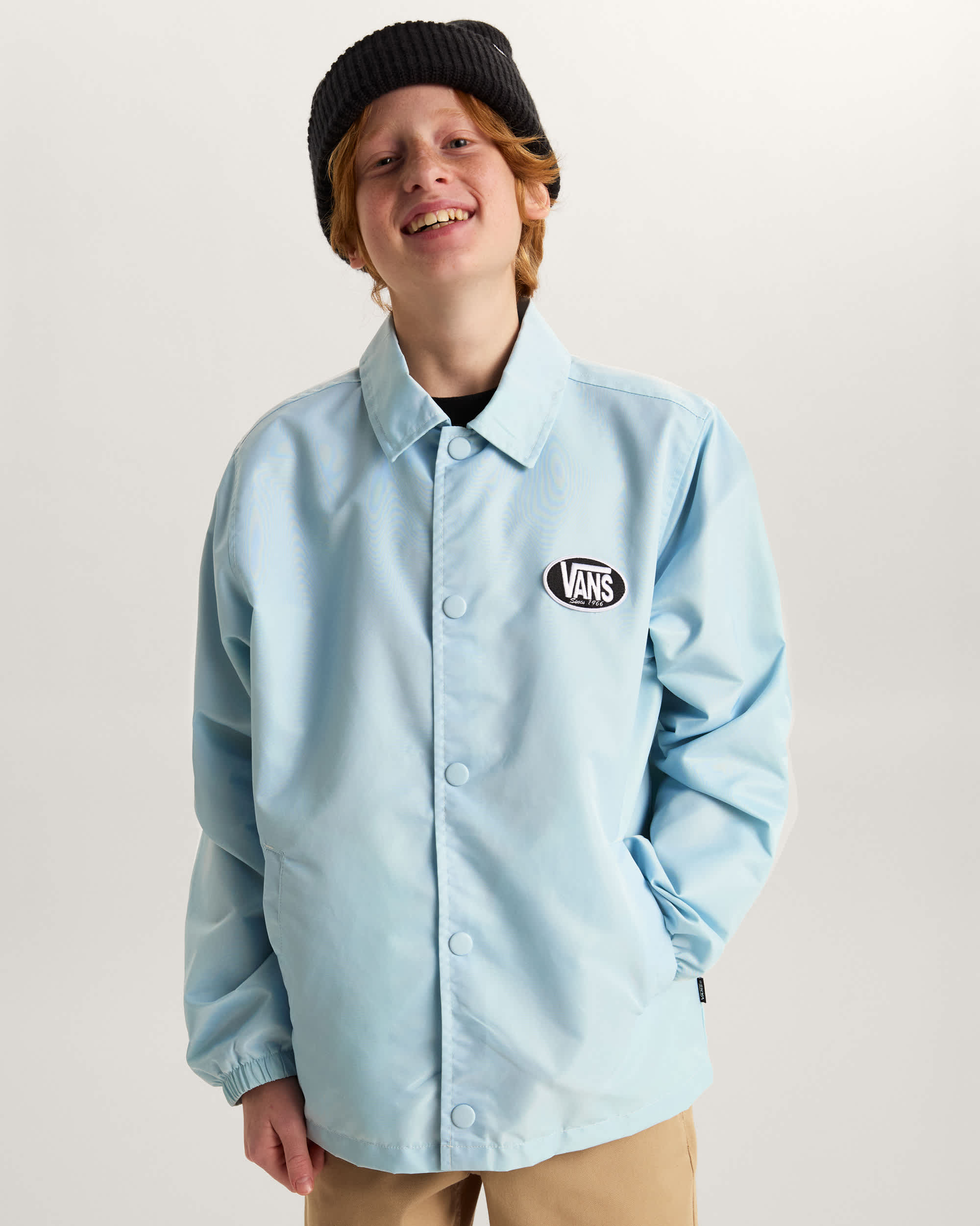 New Torrey Coaches Jacket Dawn Mist VANS Azul ALT2