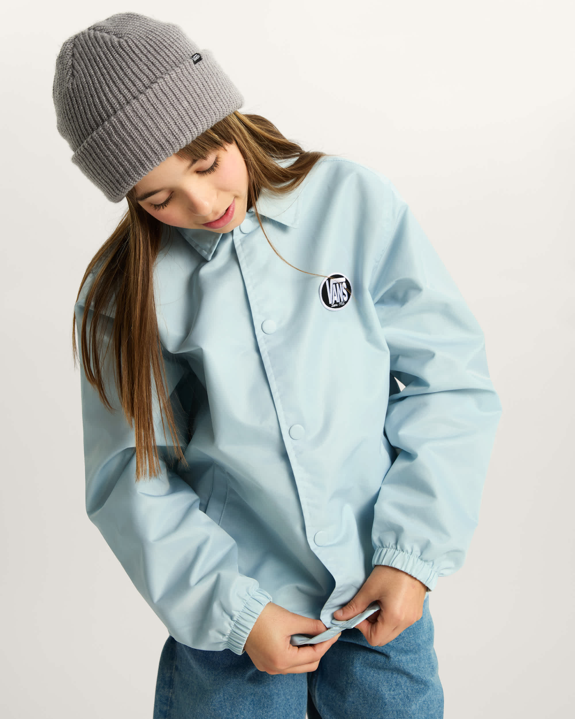 New Torrey Coaches Jacket Dawn Mist VANS Azul ALT5