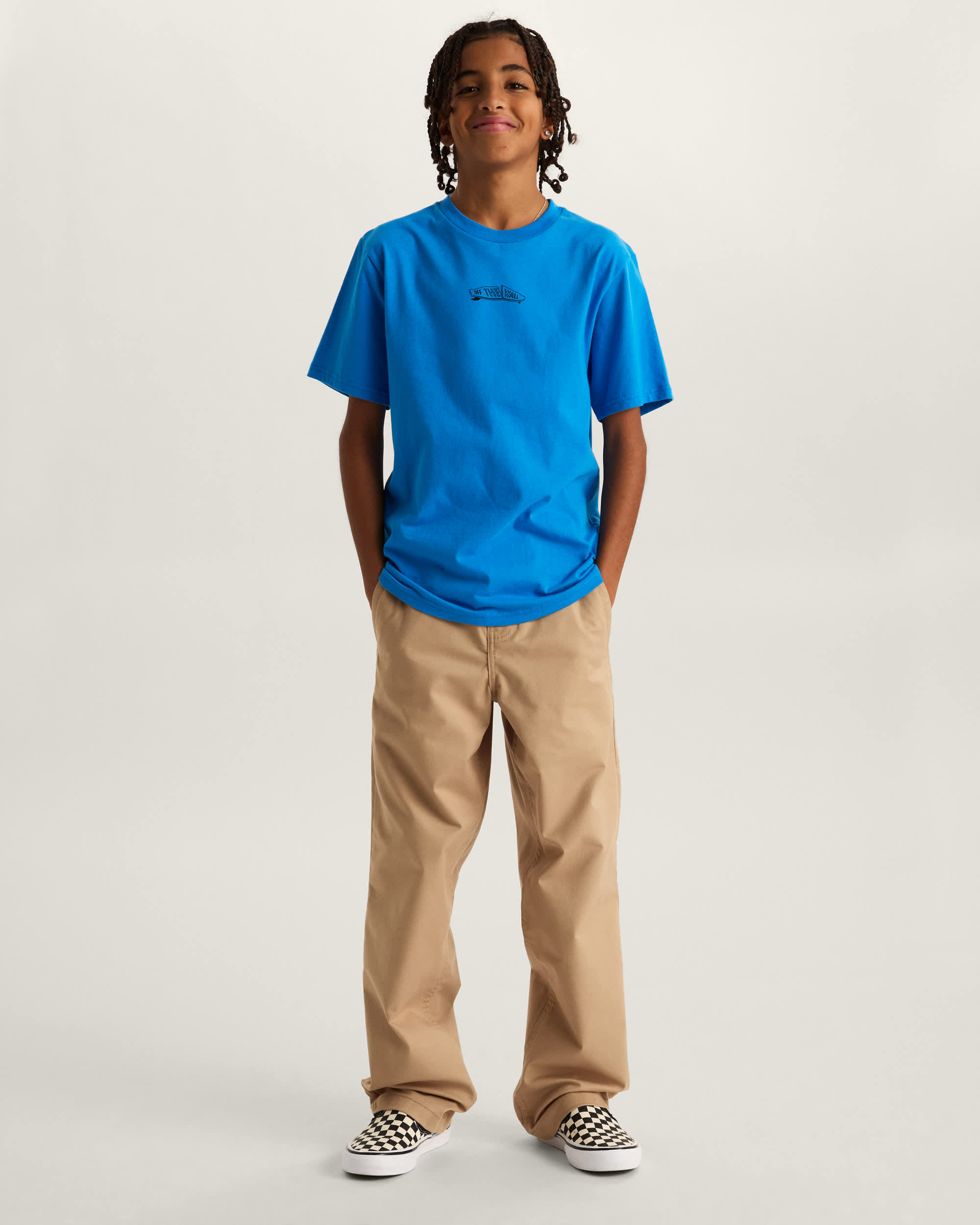 Kinder Crestline TShirt 814 Jahre VANS Blau ALT4