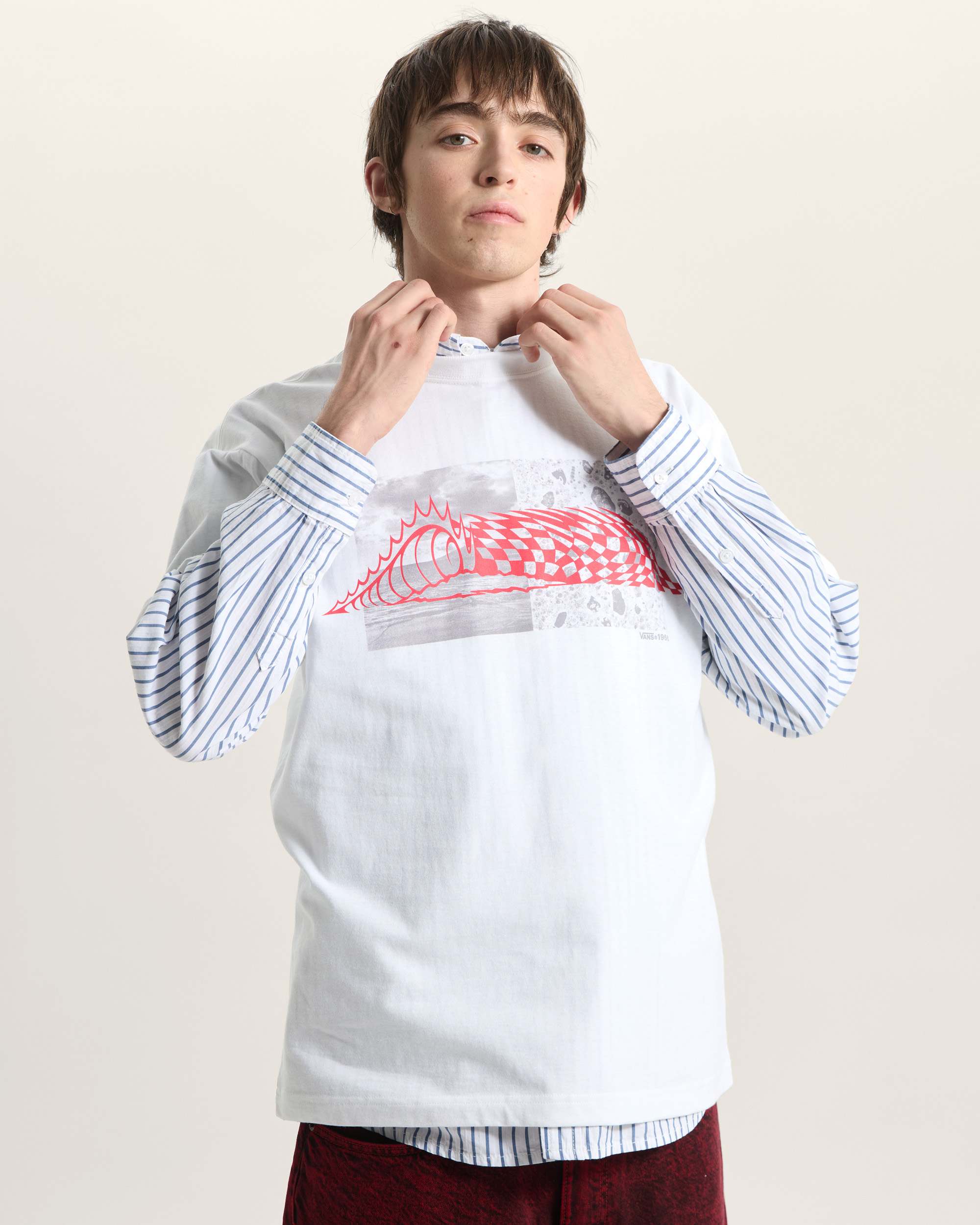 Wave Check TShirt VANS Wei ALT2