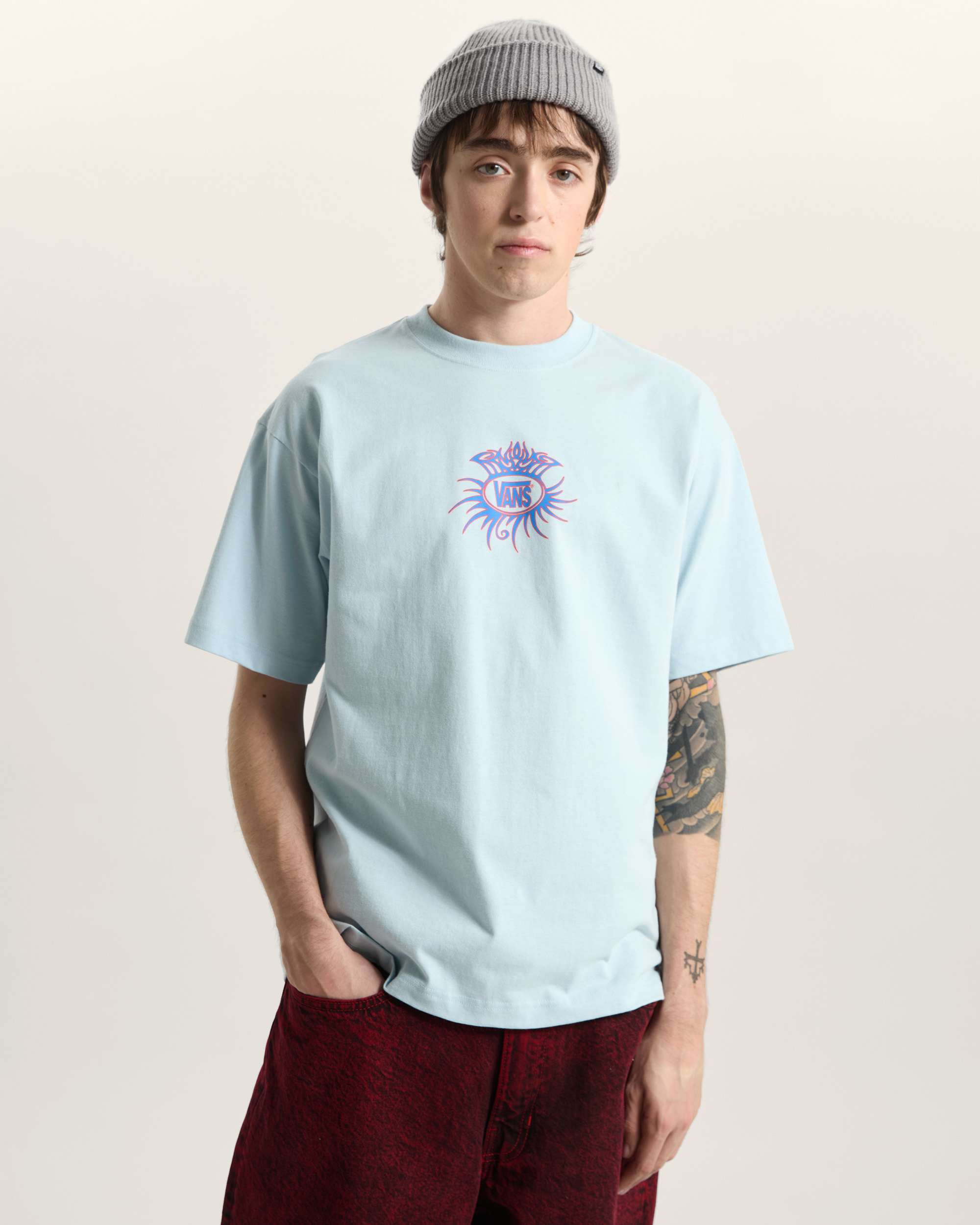 Torched SS Tee Dawn Mist VANS Blue ALT2