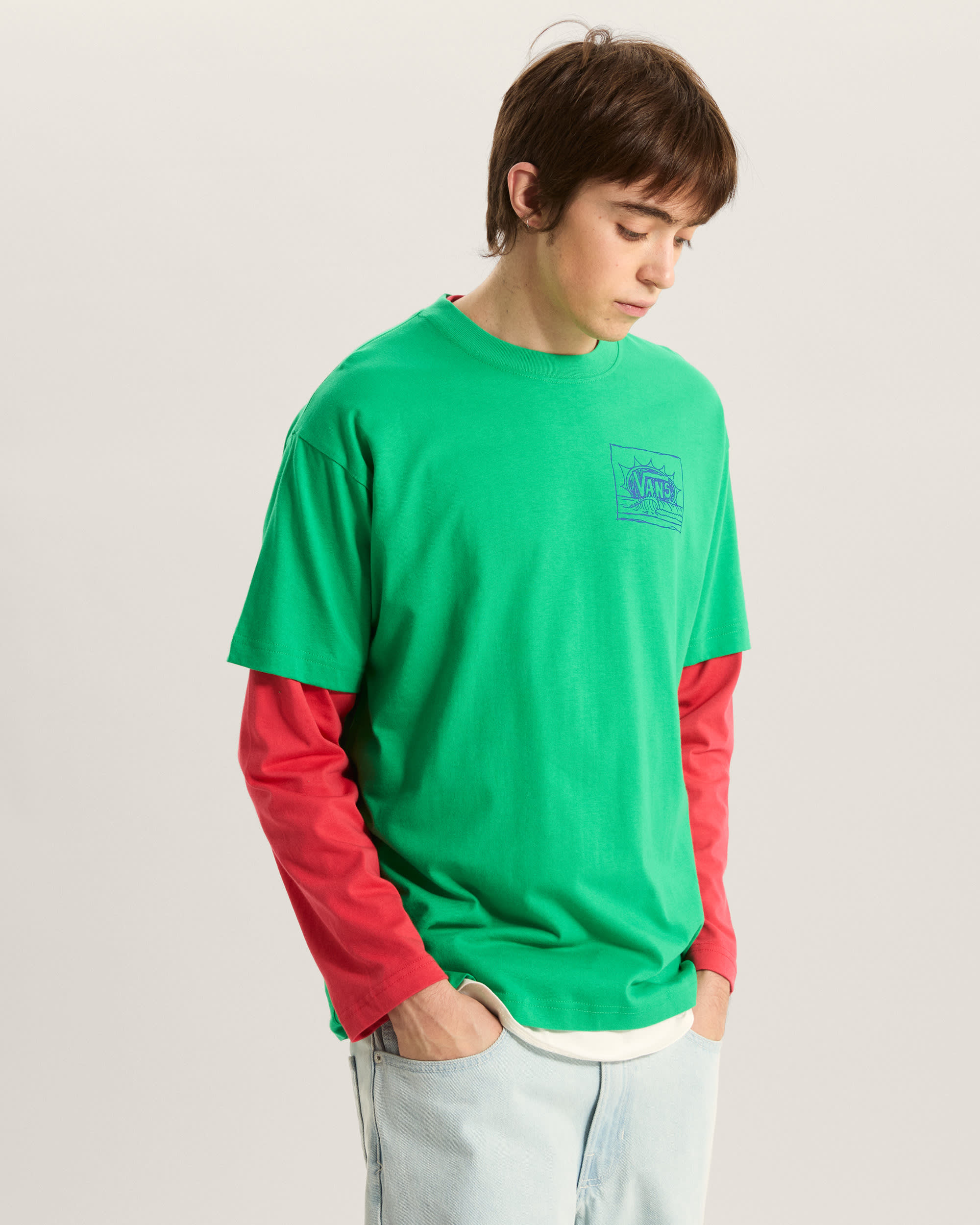 Bright Day TShirt VANS Grn ALT2