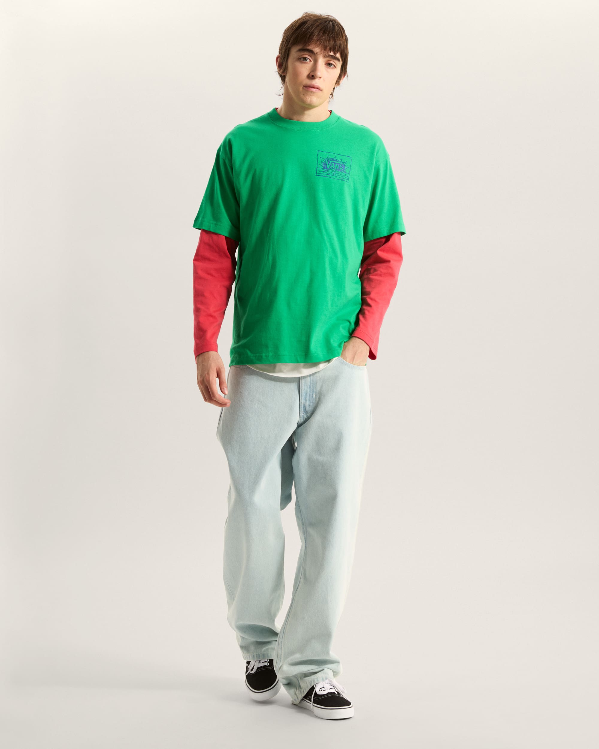 Bright Day TShirt VANS Green ALT4