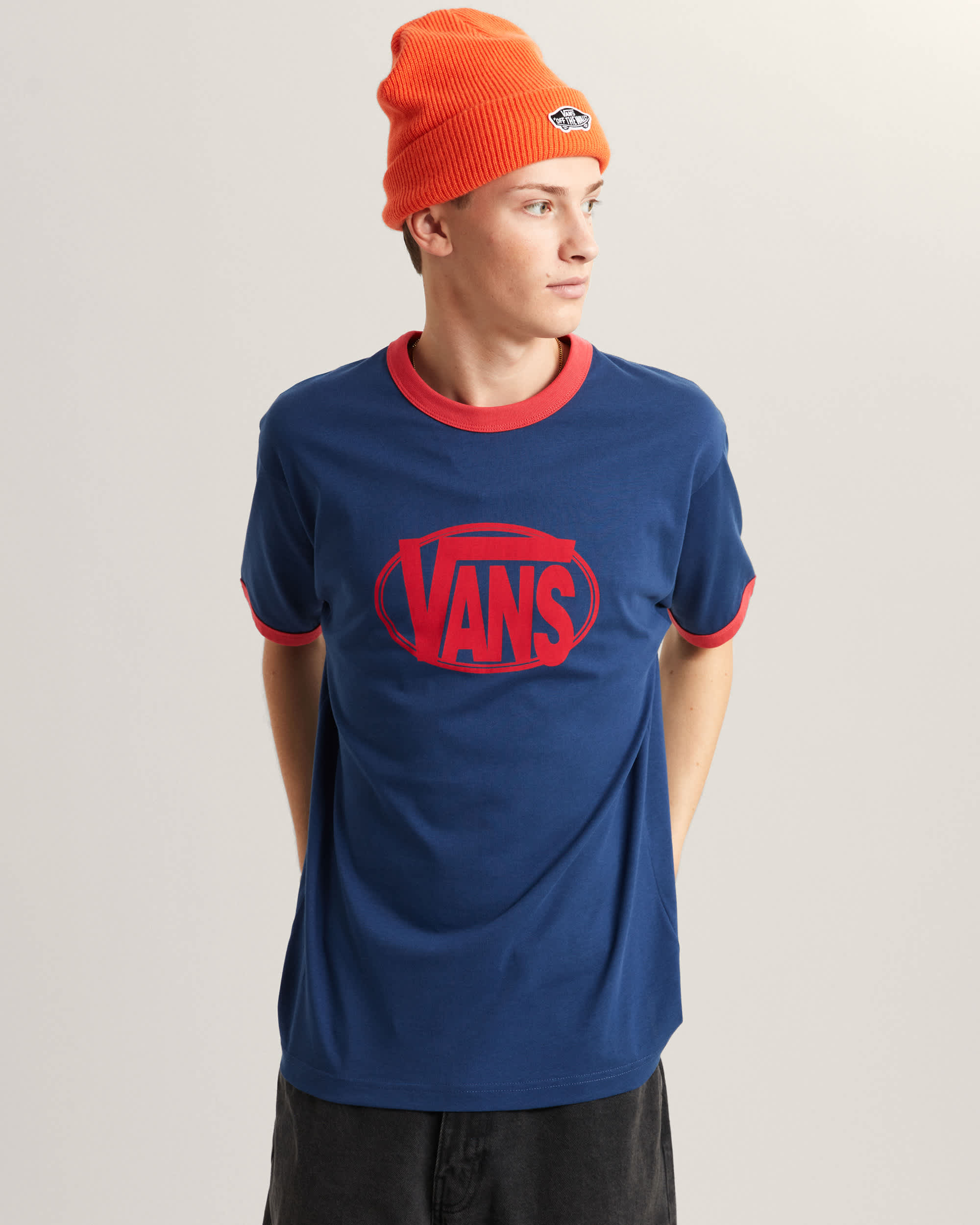 CENTER CHEST RINGER Tee VANS Blauw ALT2