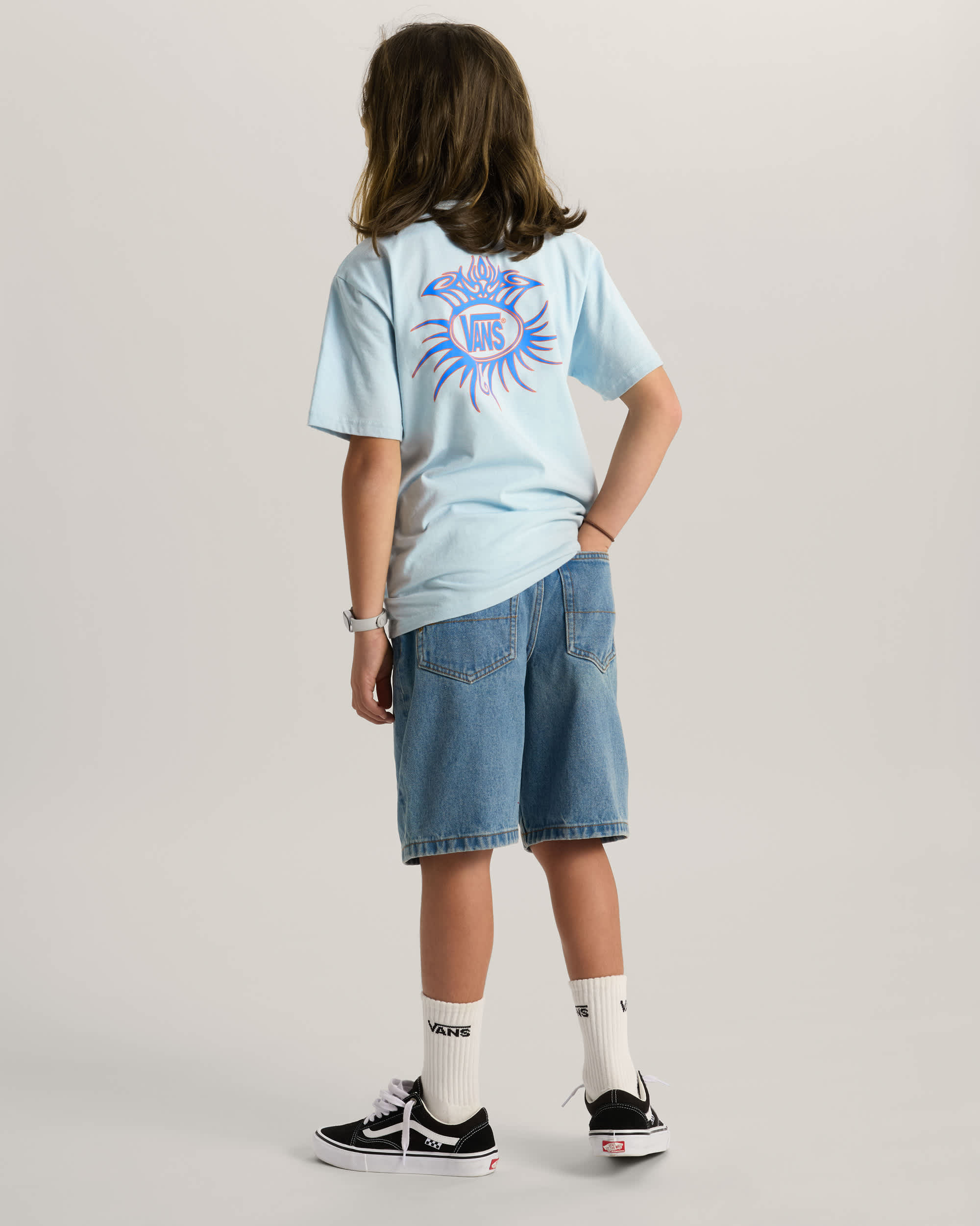 Torched Logo SS Dawn Mist VANS Azul ALT4