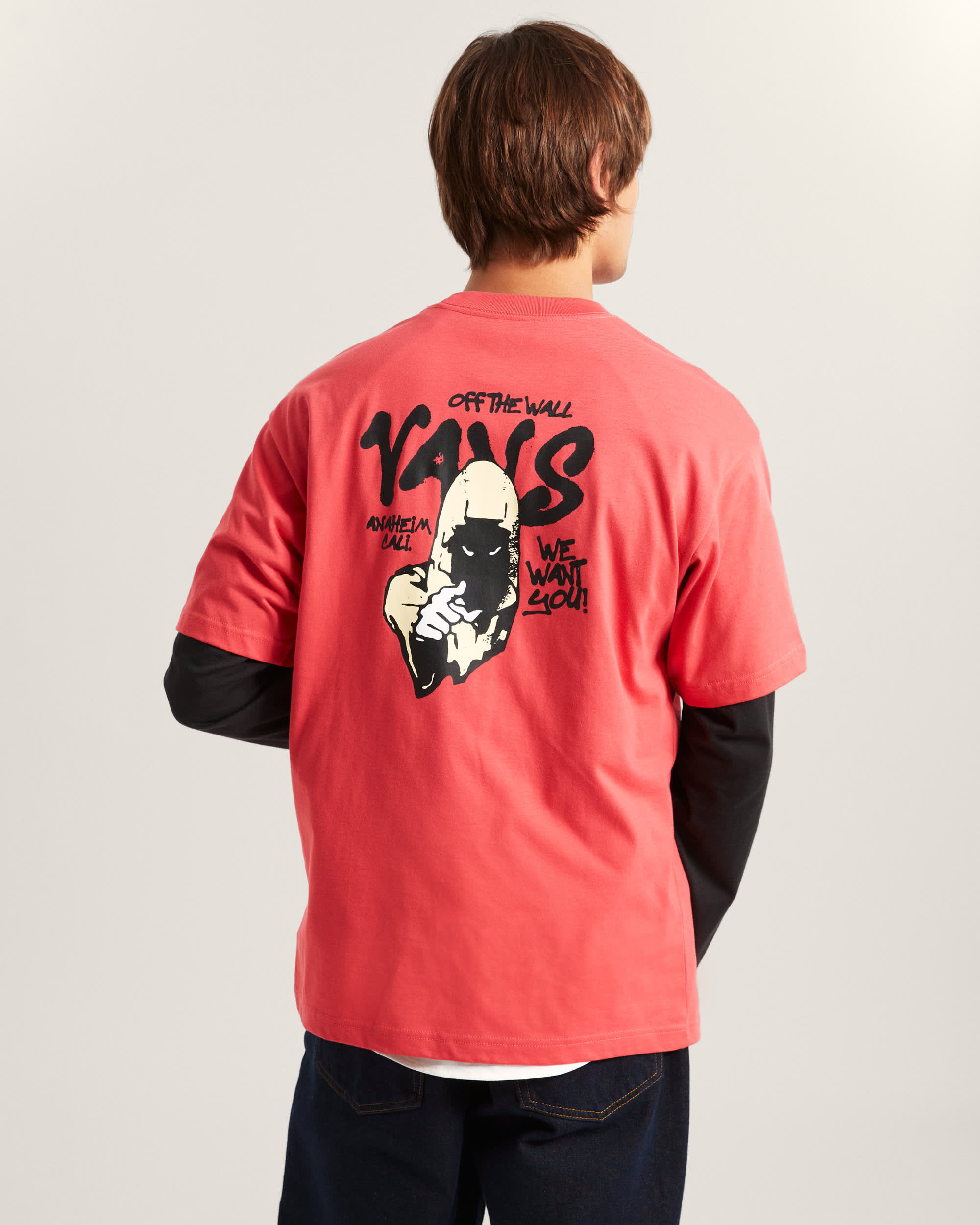 Maglietta REAPER SAM LOOSE VANS Rosa ALT3