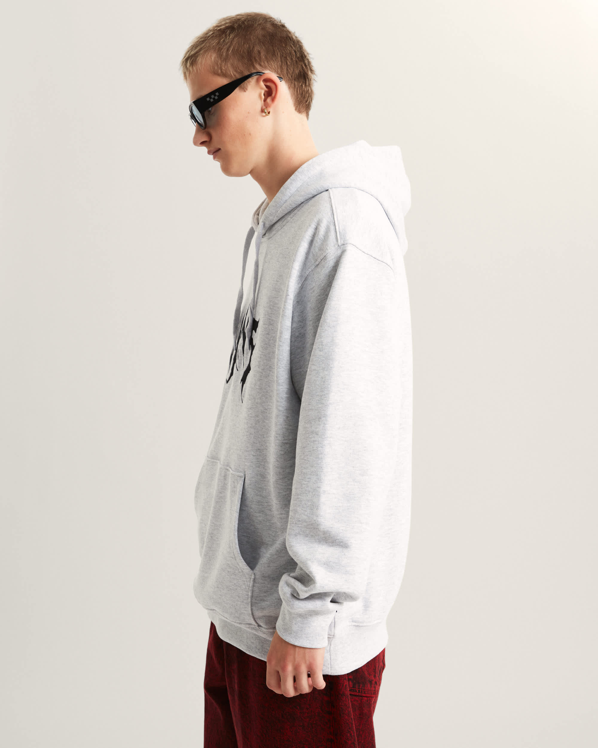 Sweat  capuche They Are Just Shoes Loose VANS Gris ALT4