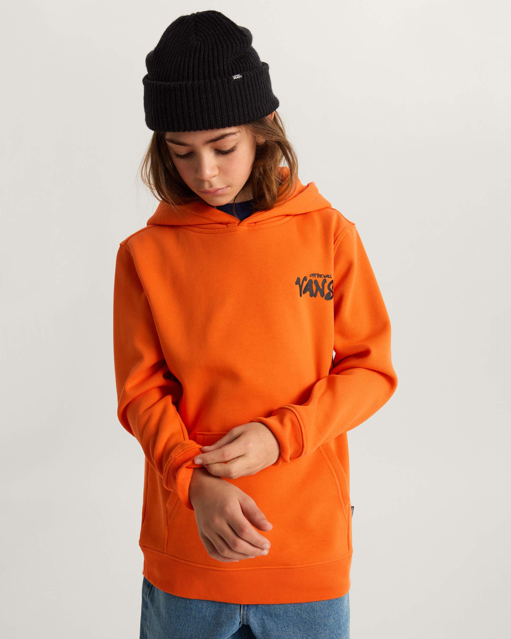 Felpa con cappuccio BY REAPER SAM 814 anni VANS Arancio ALT2