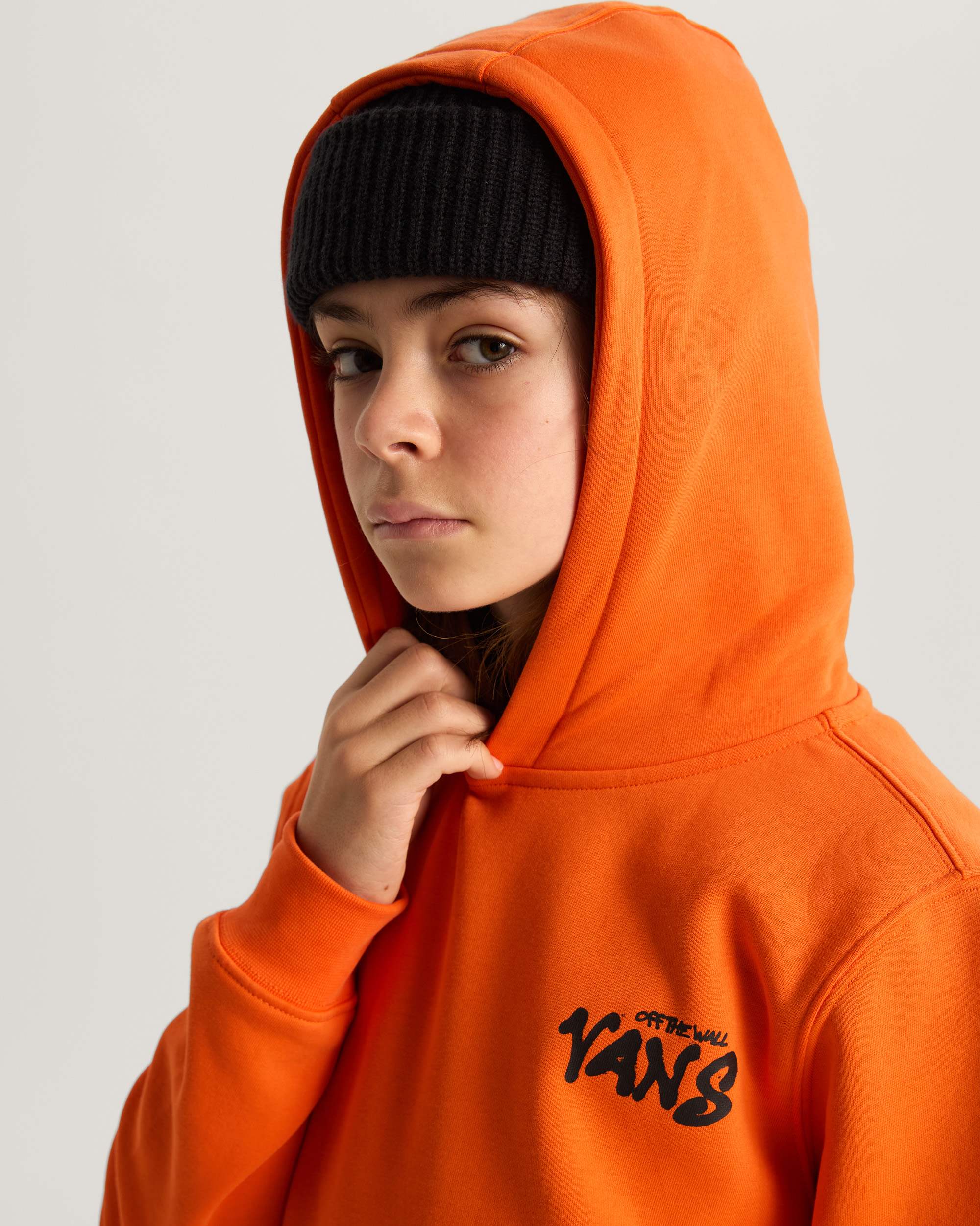 Felpa con cappuccio BY REAPER SAM 814 anni VANS Arancio ALT6