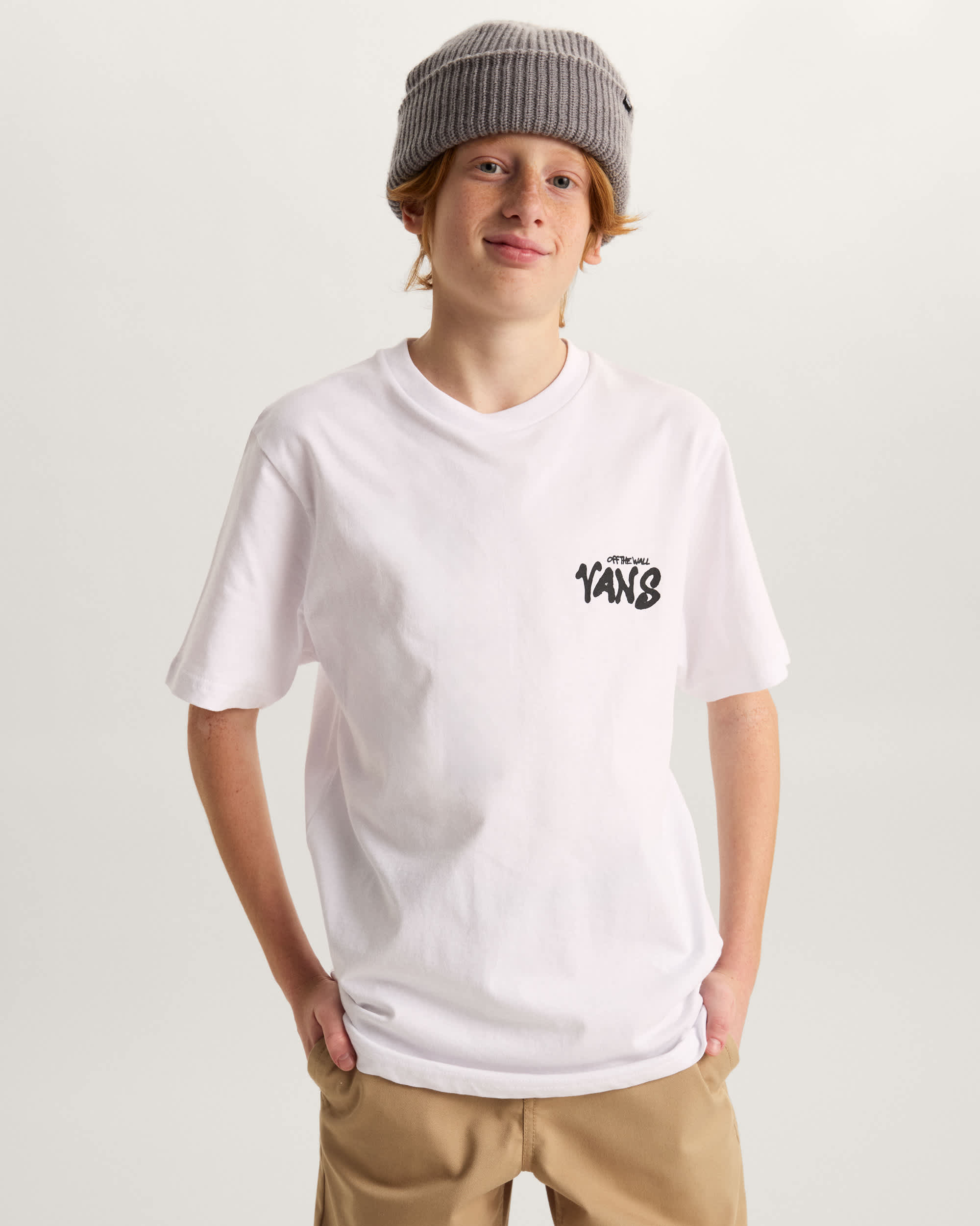 Tshirt  manches courtes BY REAPER SAM VANS Blanc ALT2