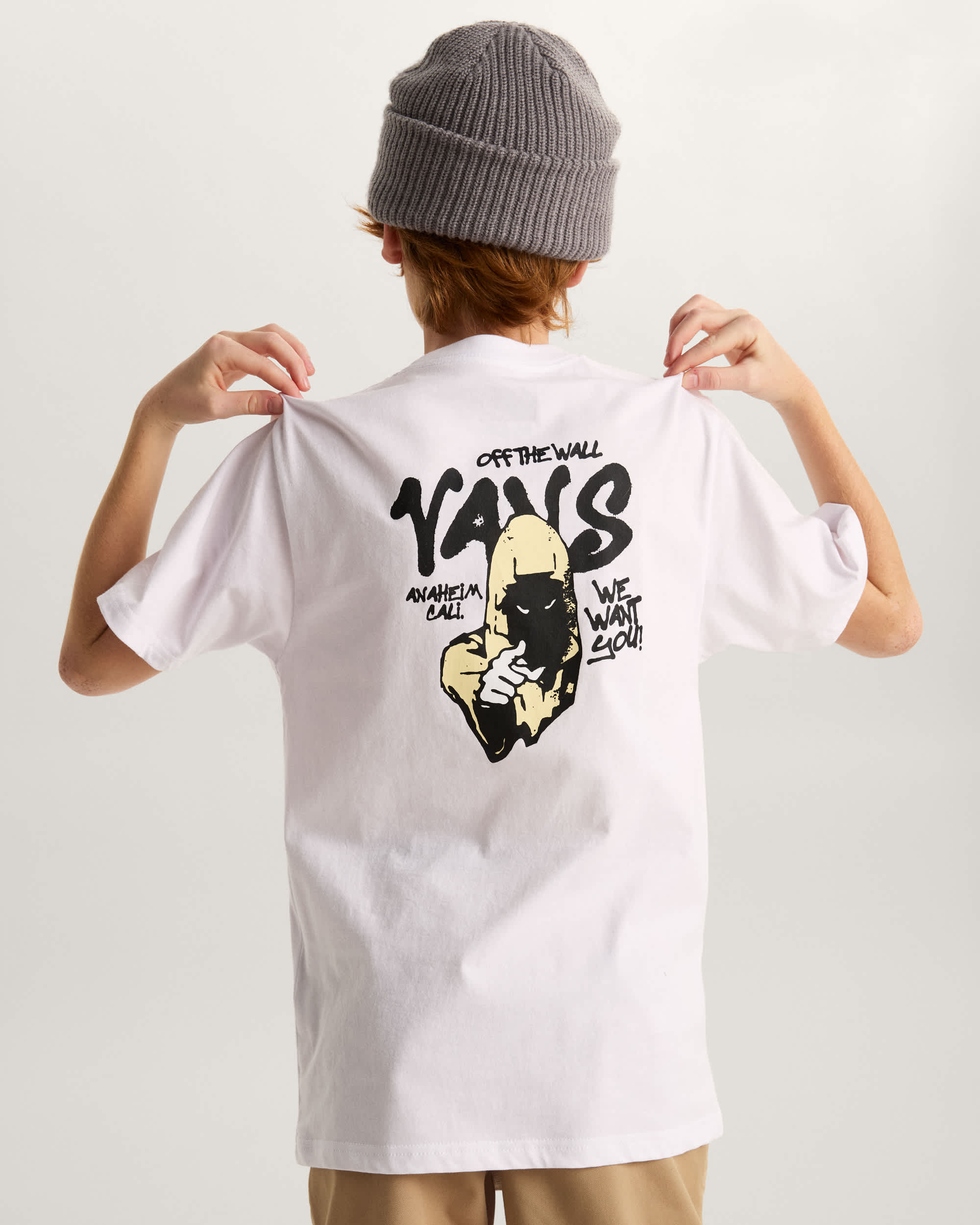 Tshirt  manches courtes BY REAPER SAM VANS Blanc ALT3