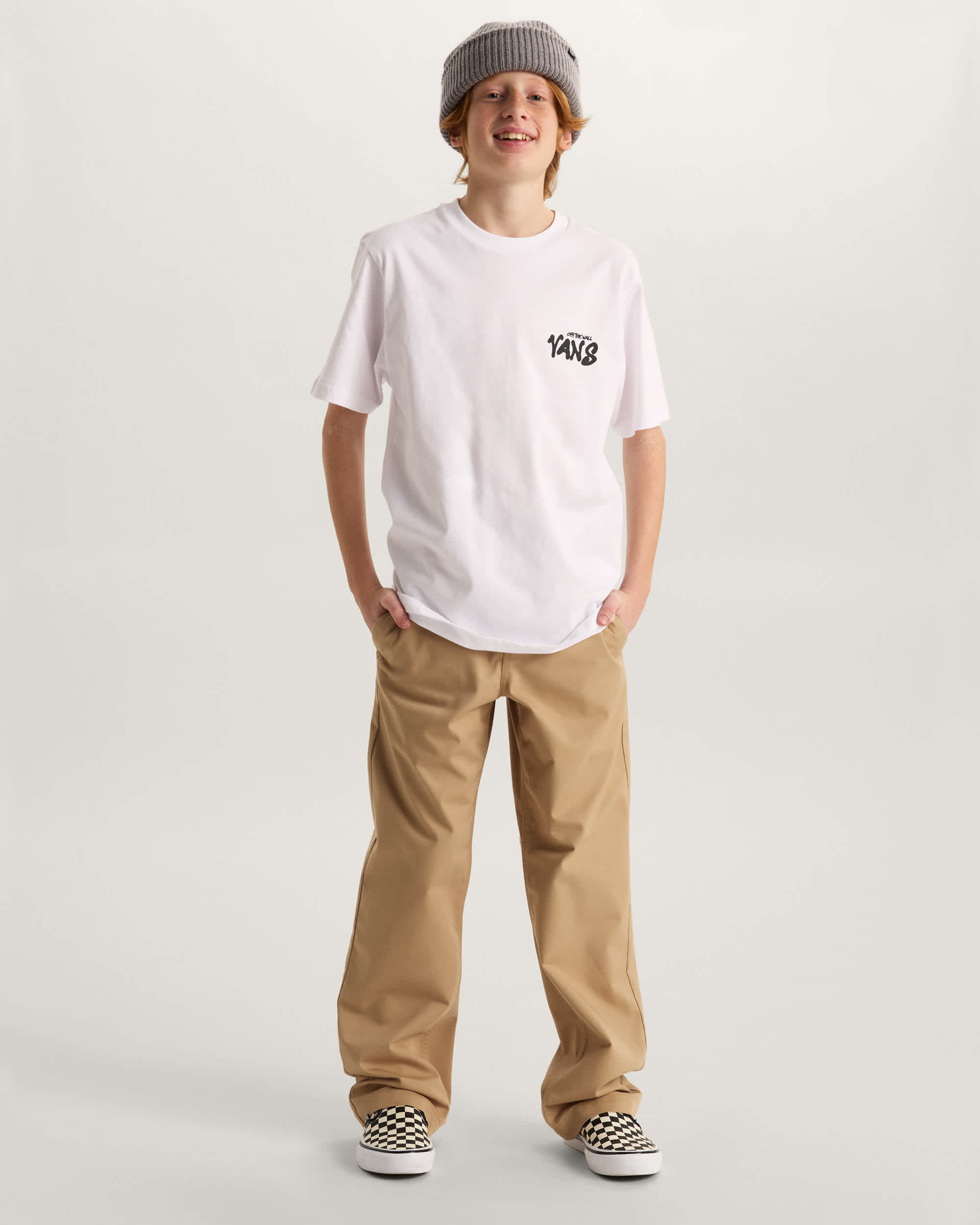 Tshirt  manches courtes BY REAPER SAM VANS Blanc ALT4