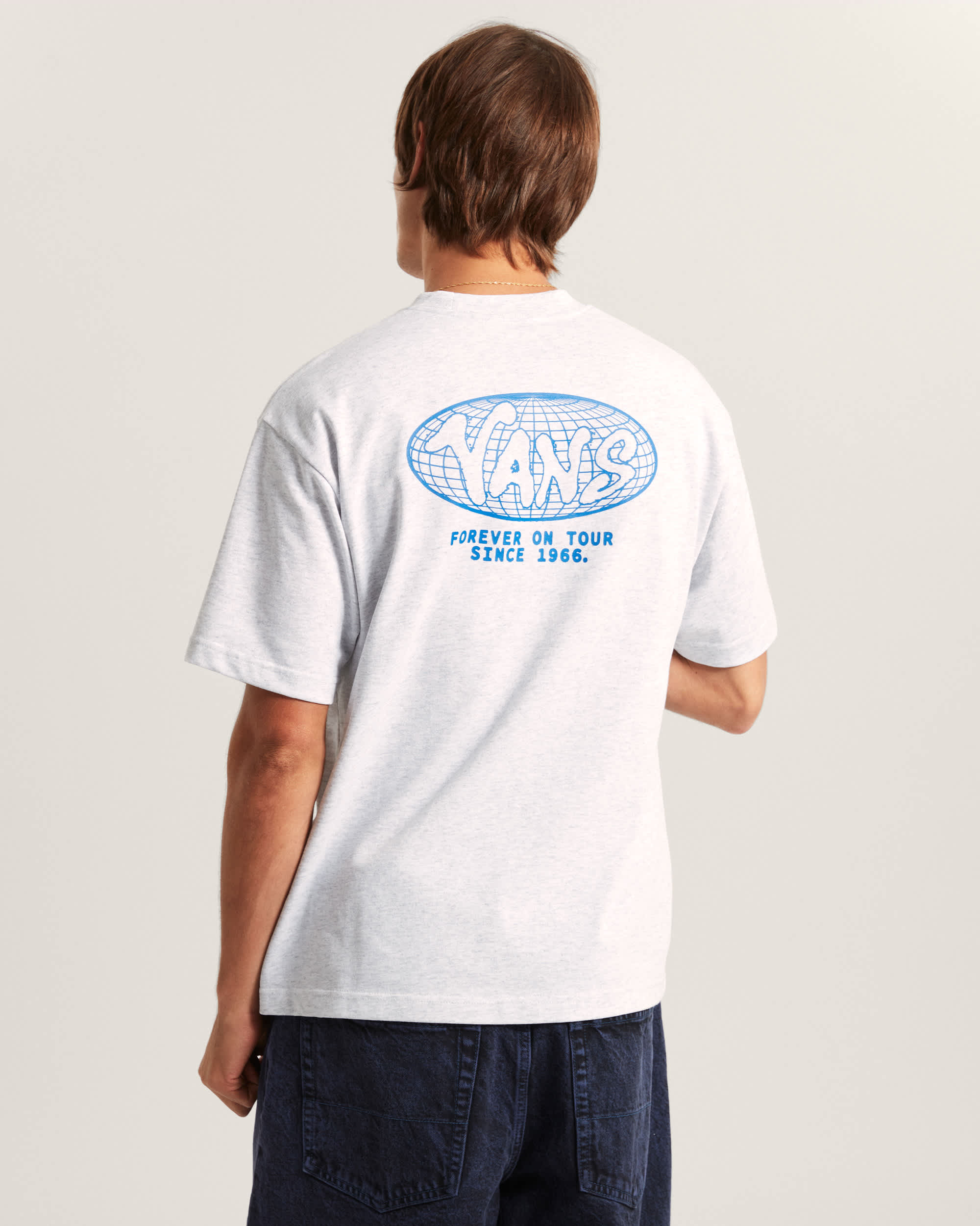WORLD TOUR LOOSE SS TEE Light Grey Heather VANS Gris ALT3