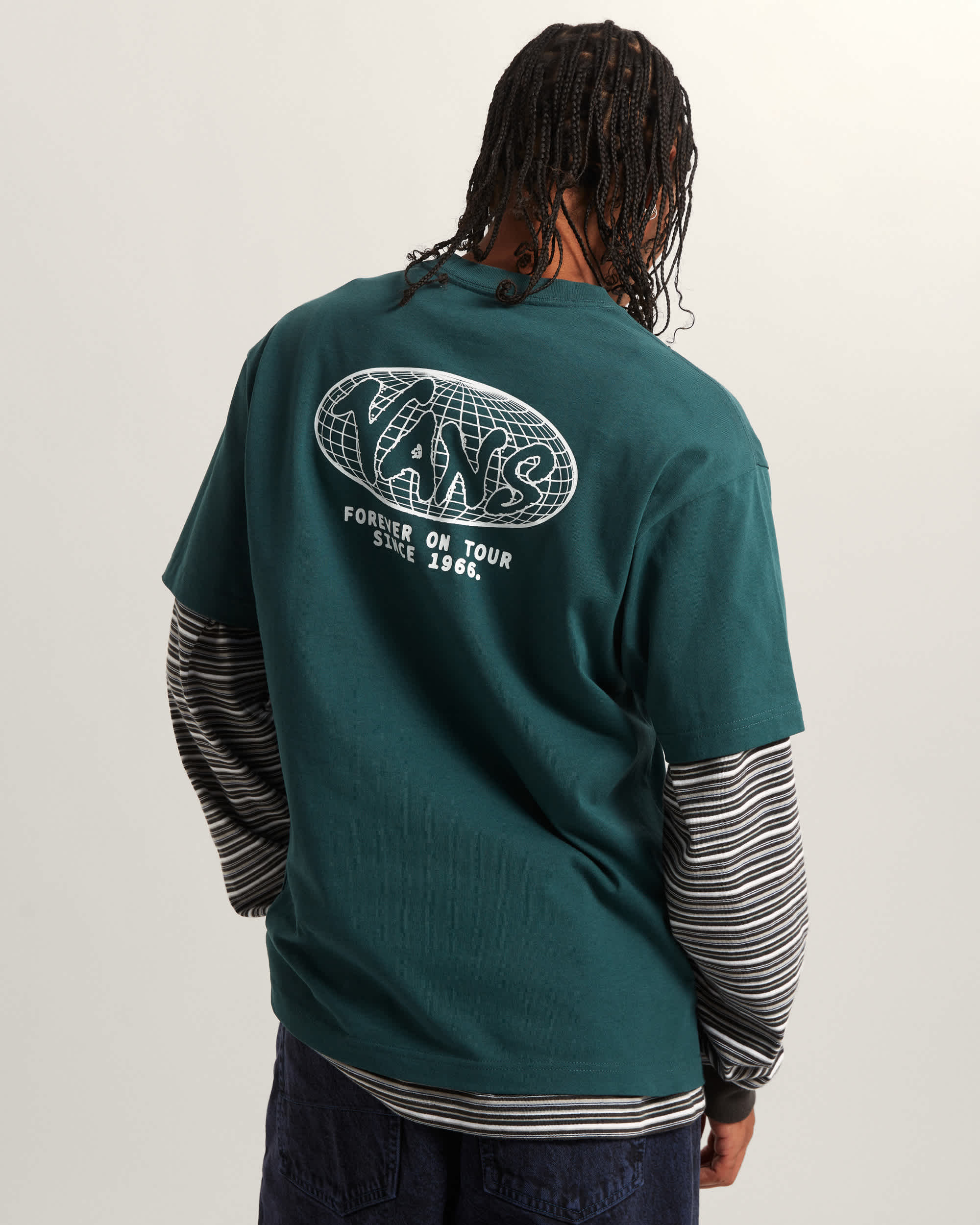 WORLD TOUR LOOSE SS TEE Mystic Moss VANS Verde ALT3