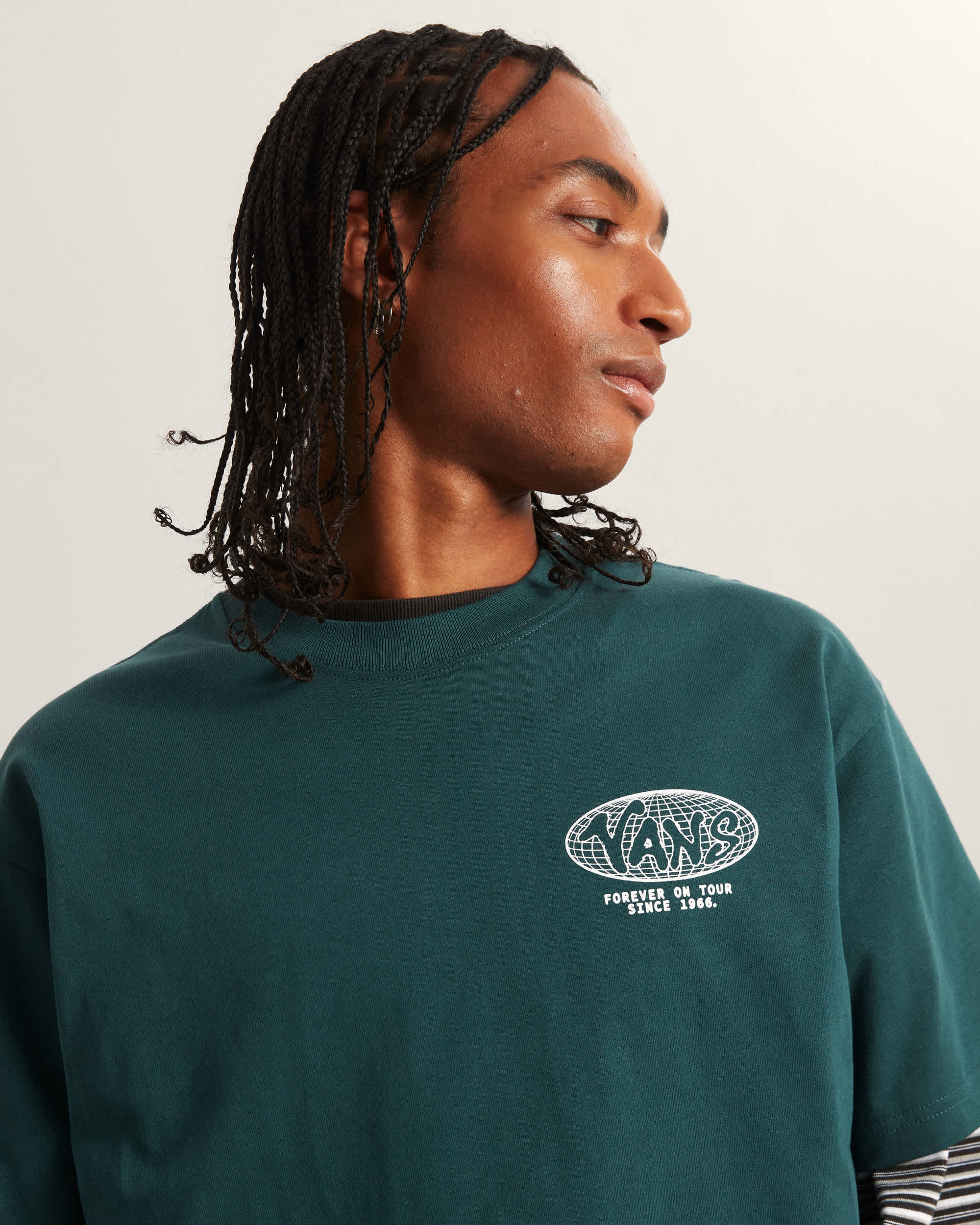 WORLD TOUR LOOSE SS TEE Mystic Moss VANS Verde ALT5