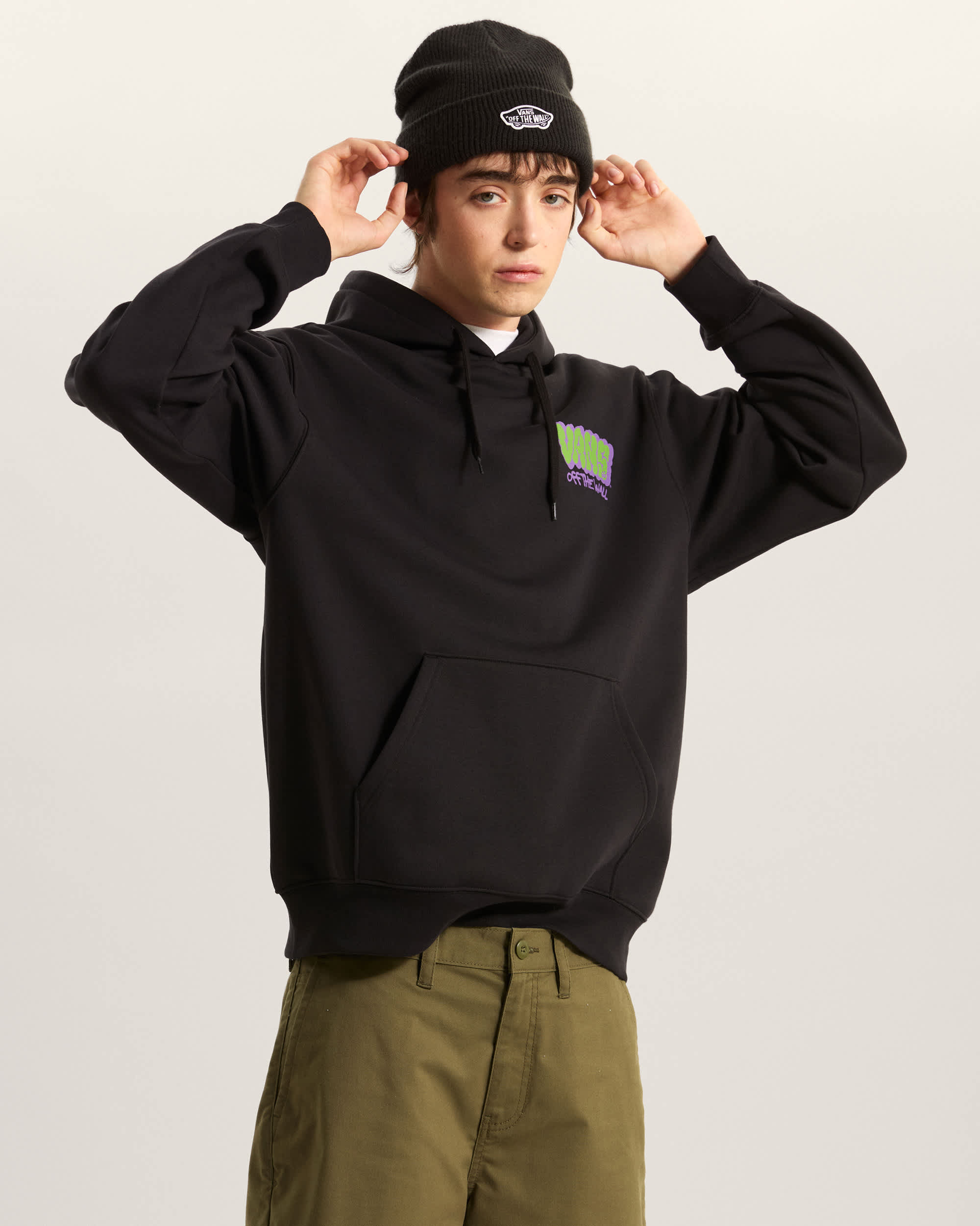 Felpa con cappuccio Vans Graff Loose VANS Nero ALT2