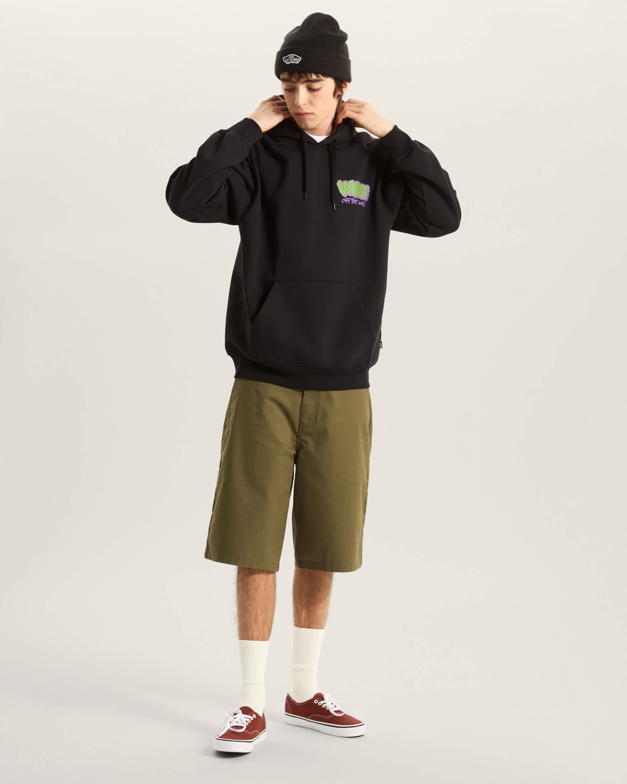 Sweat  capuche Vans Graff Loose VANS Noir ALT5