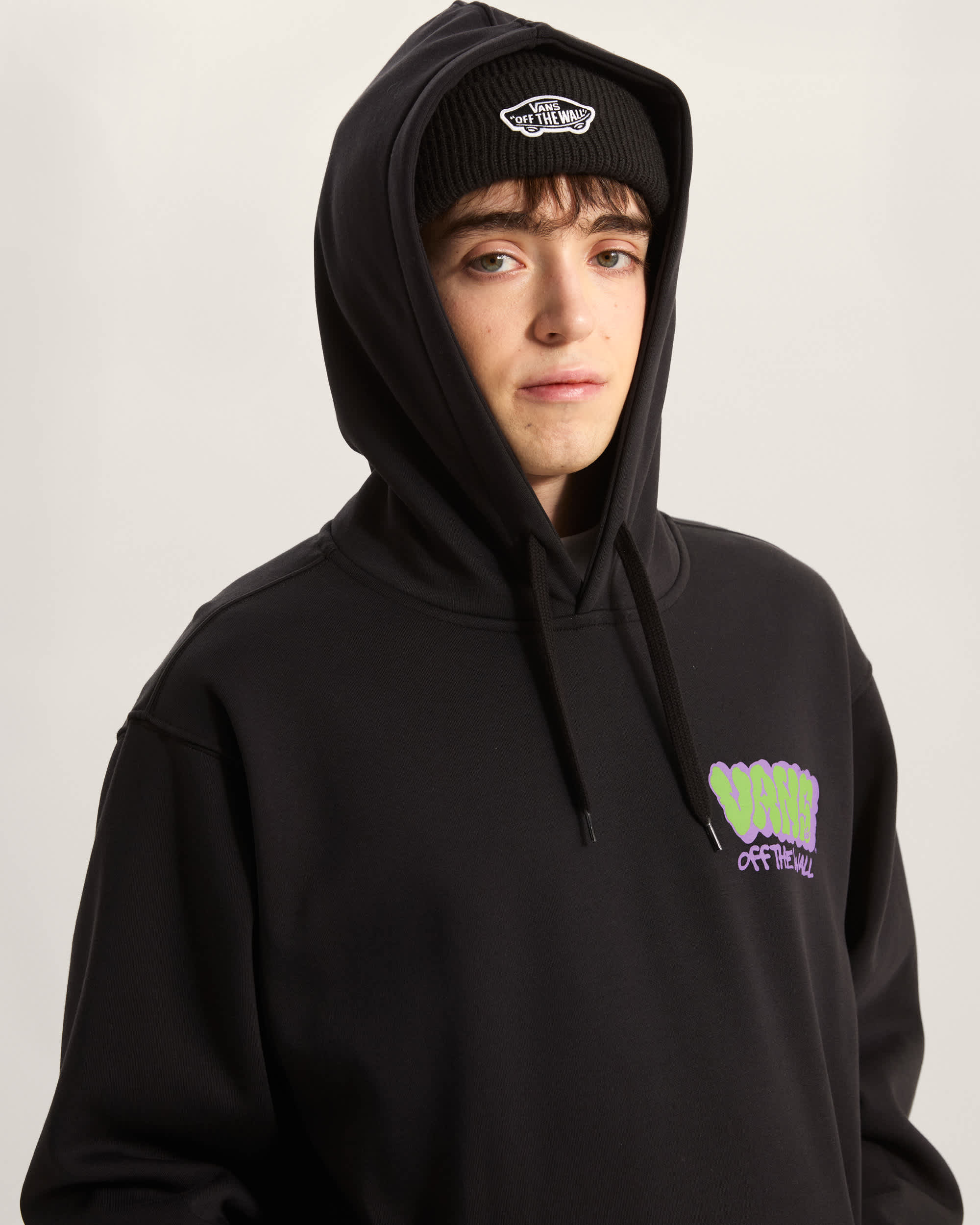 Felpa con cappuccio Vans Graff Loose VANS Nero ALT6