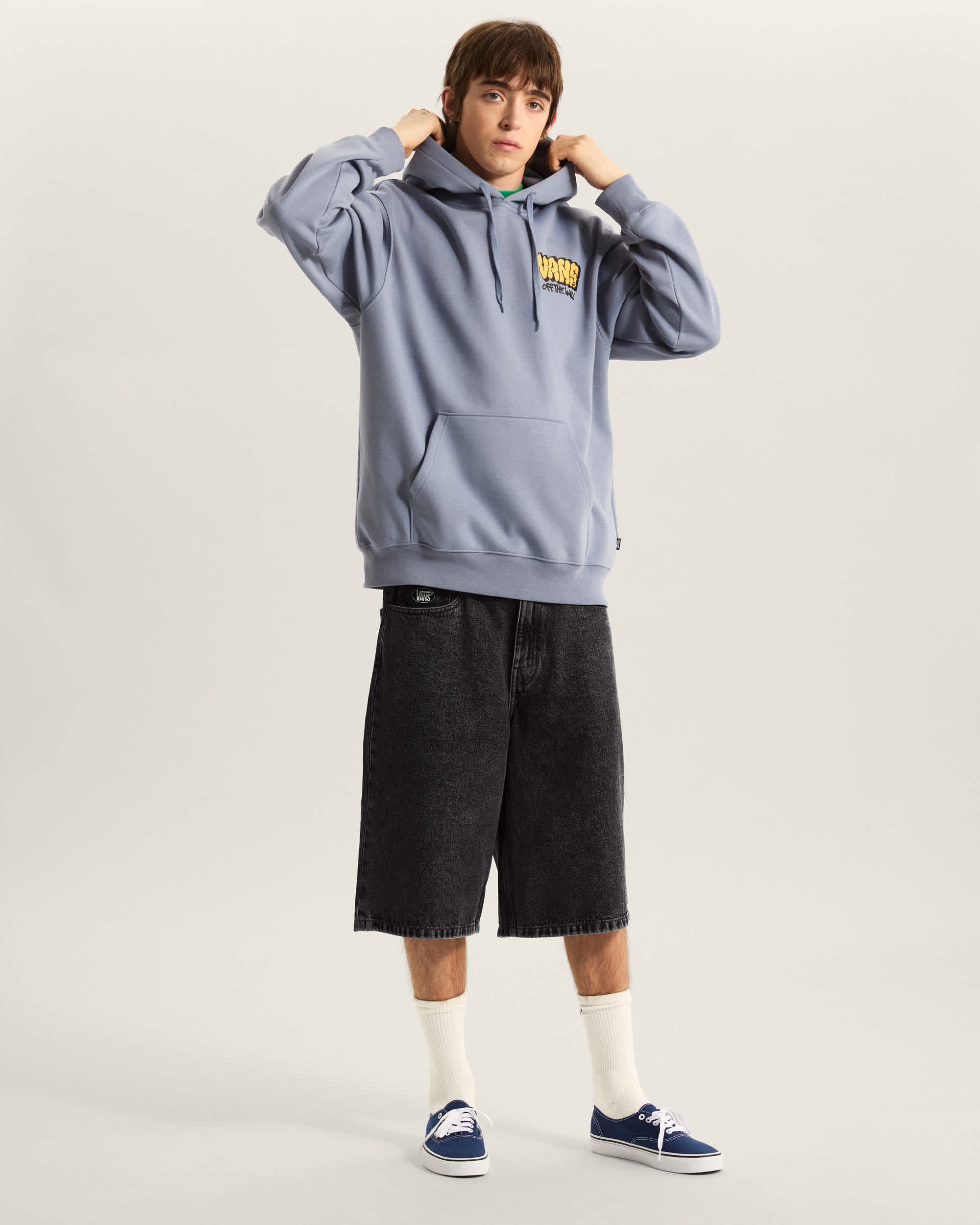 Sweat  capuche Vans Graff Loose VANS Gris ALT5