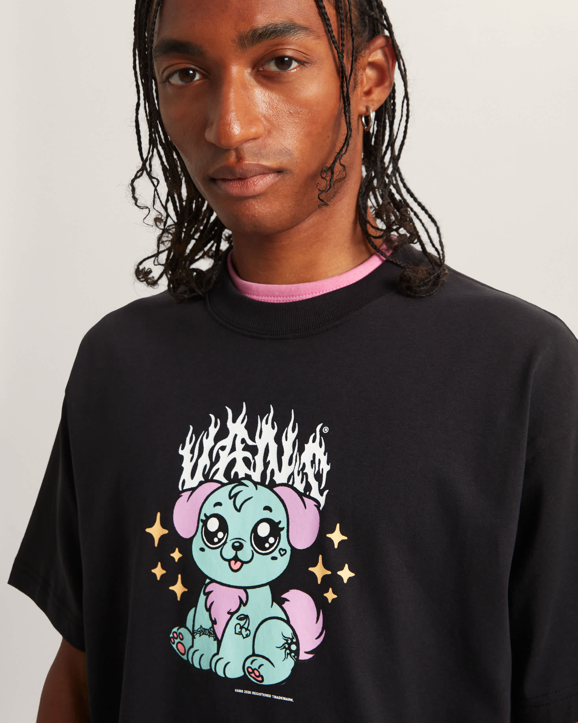 Puppy Loose TShirt VANS Black ALT5