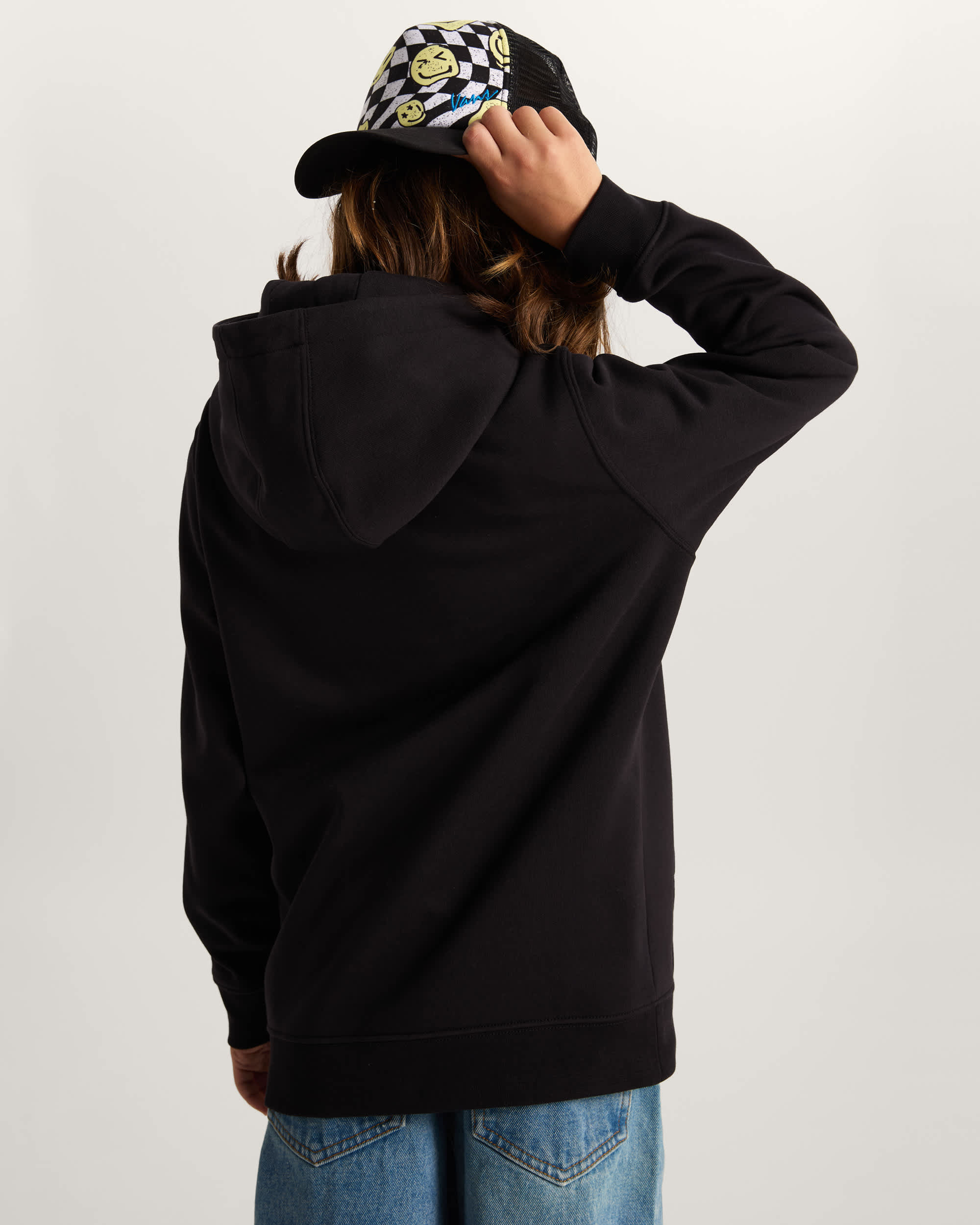 Kinder Vans Graff Hoodie 814 Jahre VANS Schwarz ALT3