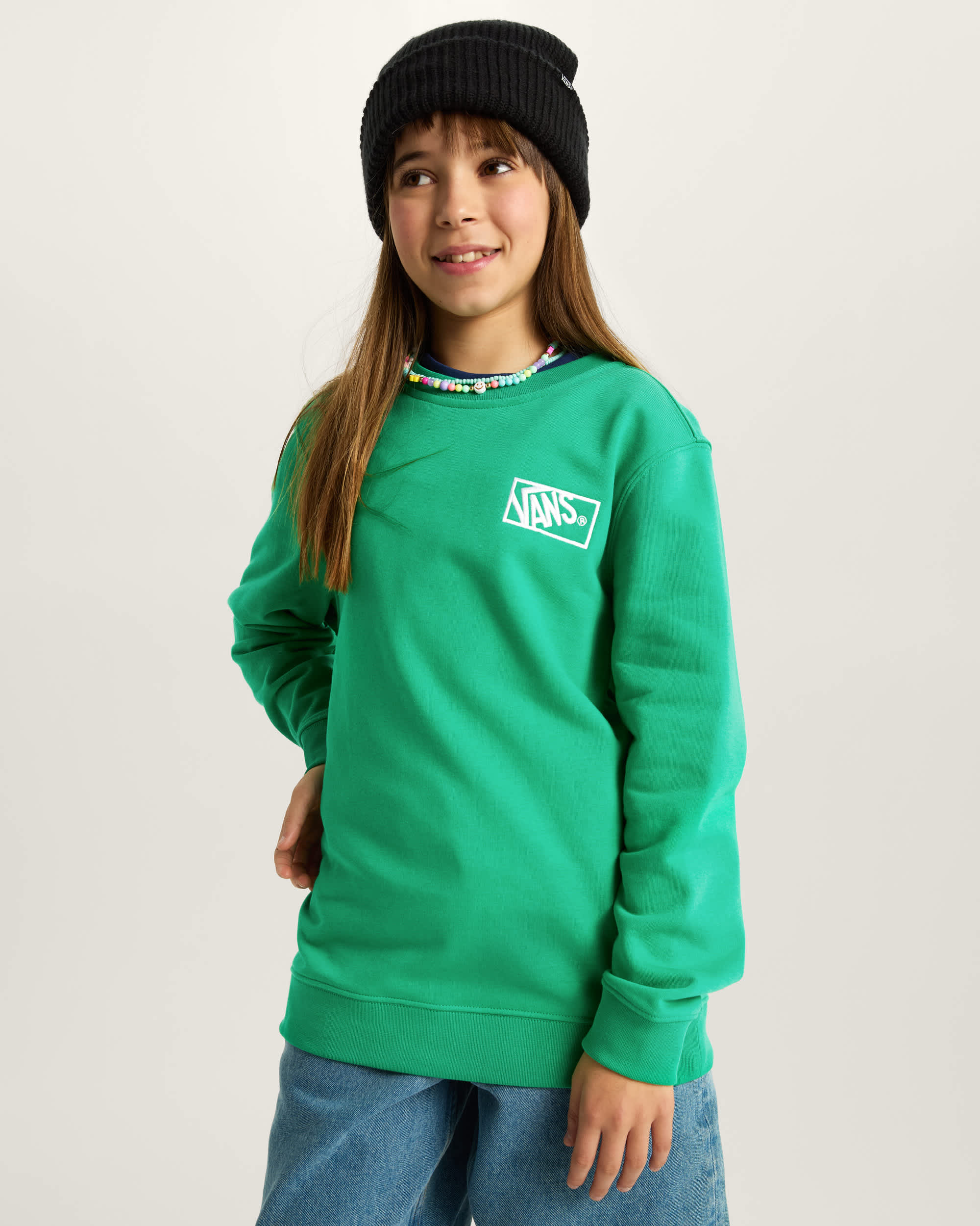Sweat ras du cou By Blocked Enfant 814 ans VANS Vert ALT6