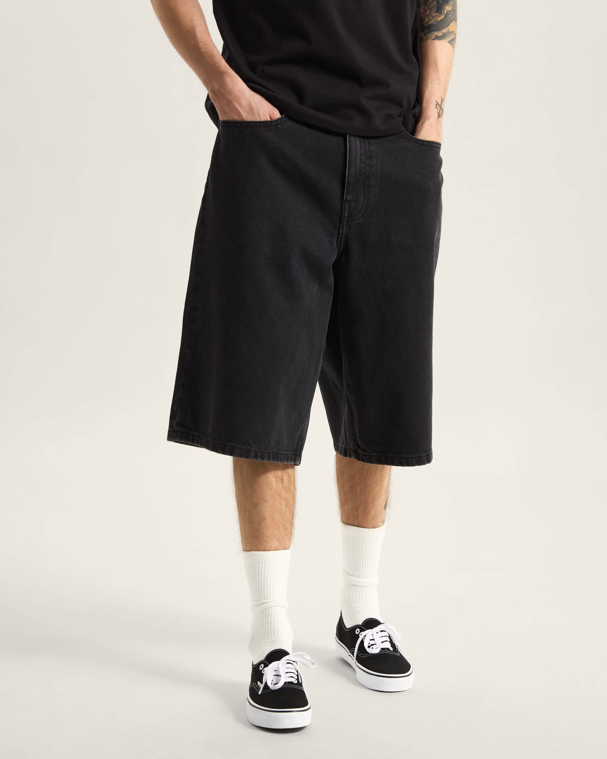 Pantaloncini in denim Stretched Logo VANS Nero ALT2
