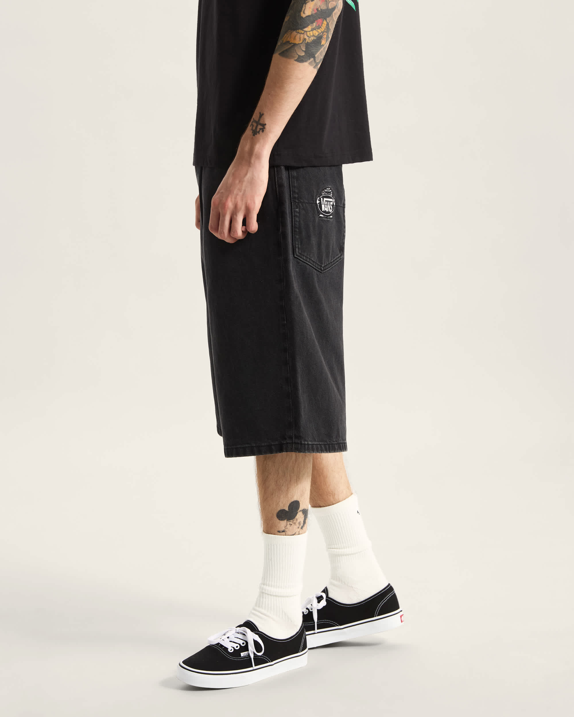 Pantaloncini in denim Stretched Logo VANS Nero ALT4