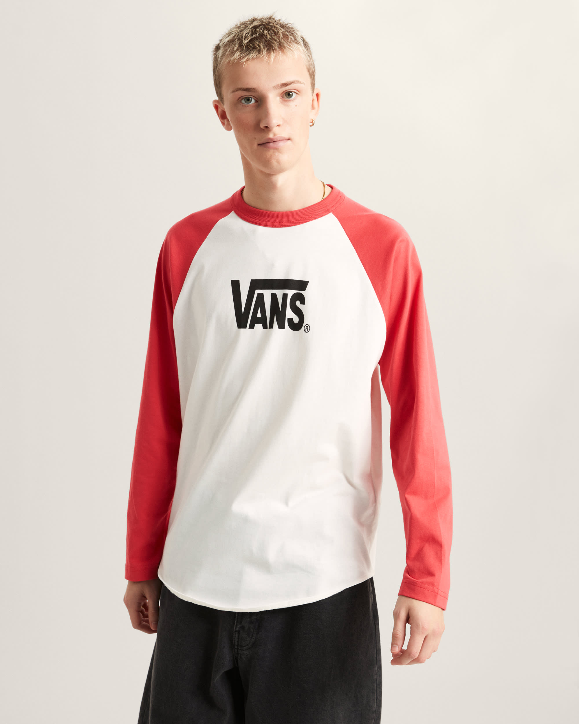 Core Raglan LangarmTShirt VANS Rosa ALT2