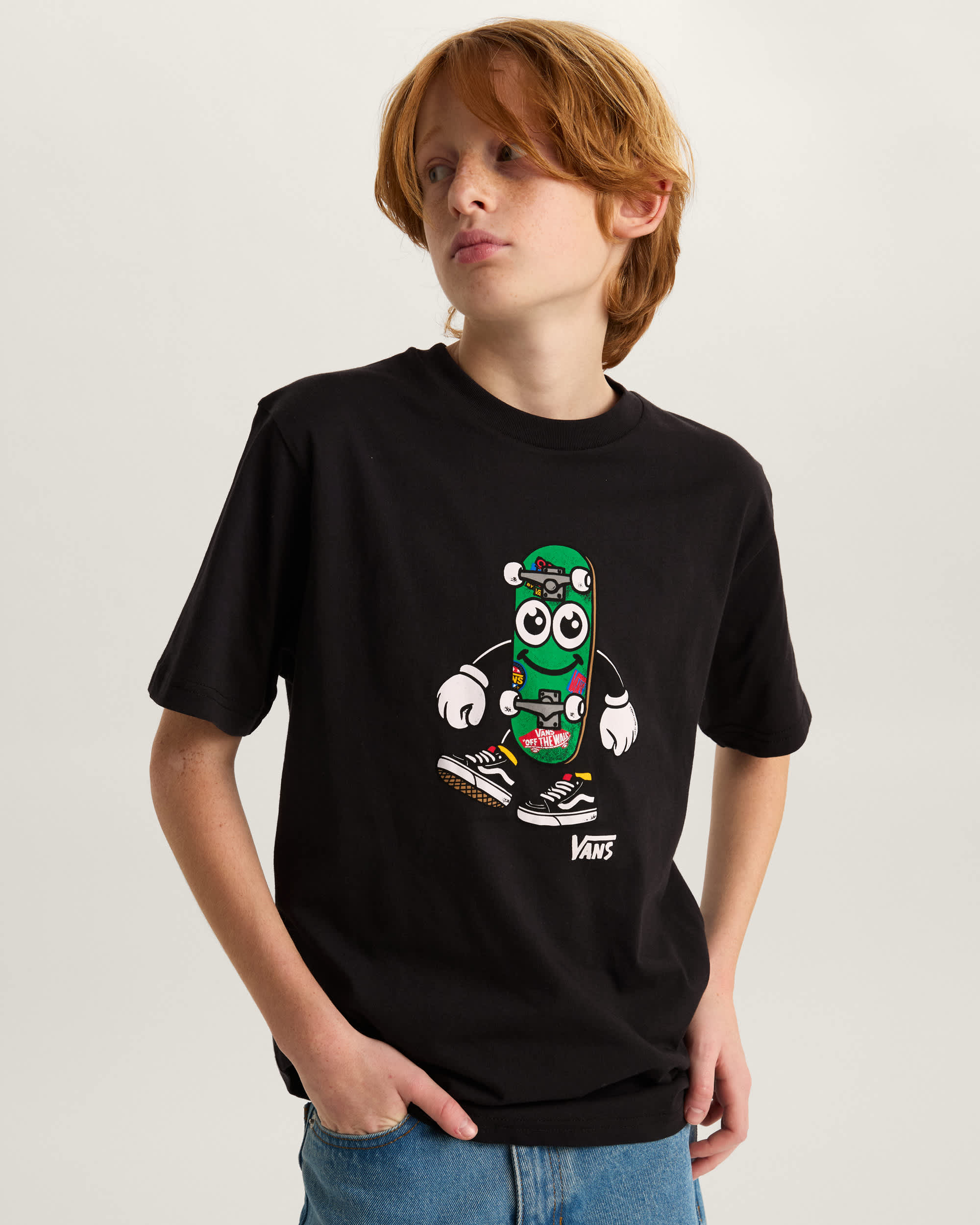 Tshirt LIL ROLLER 814 ans VANS Noir ALT2