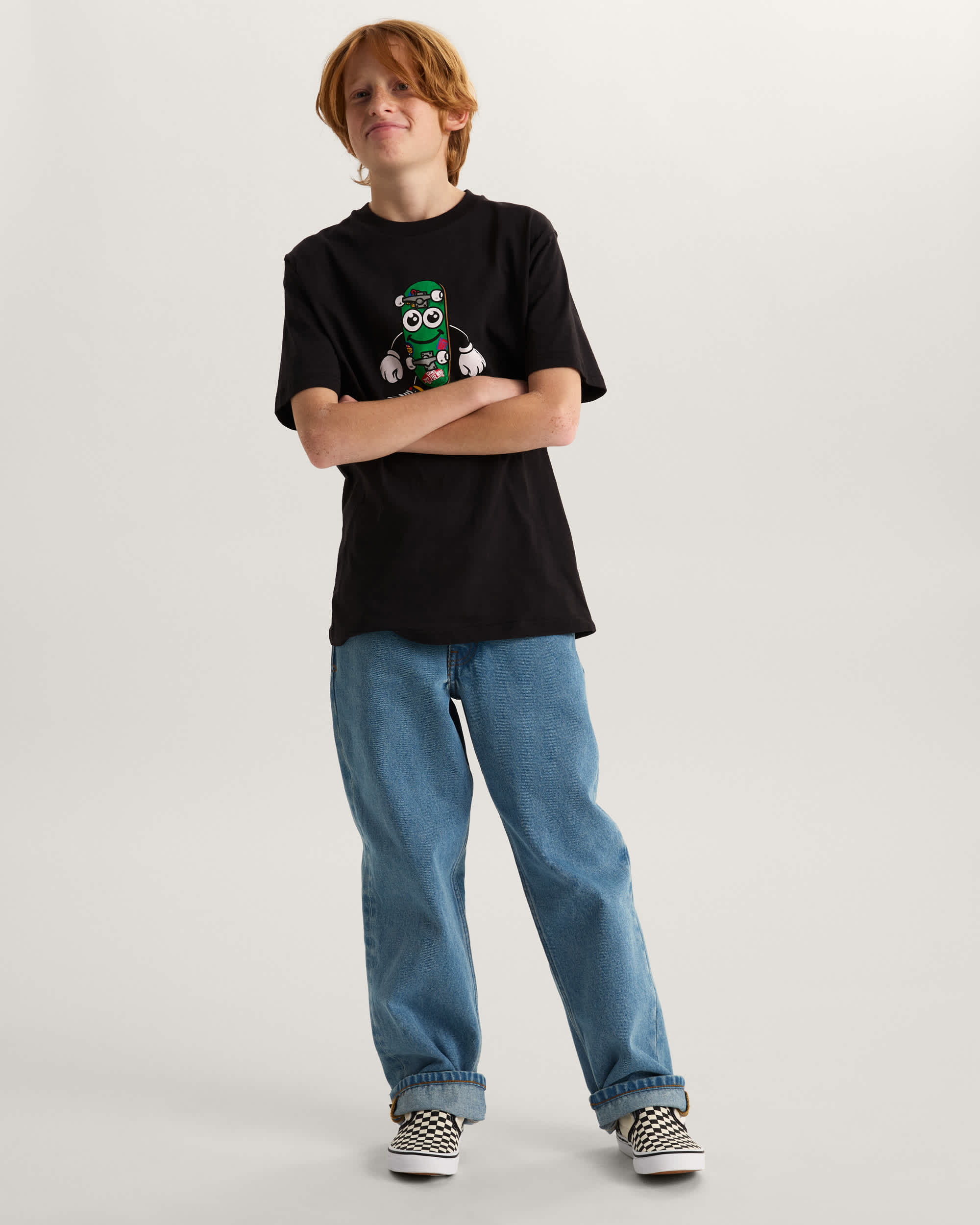 Tshirt LIL ROLLER 814 ans VANS Noir ALT4