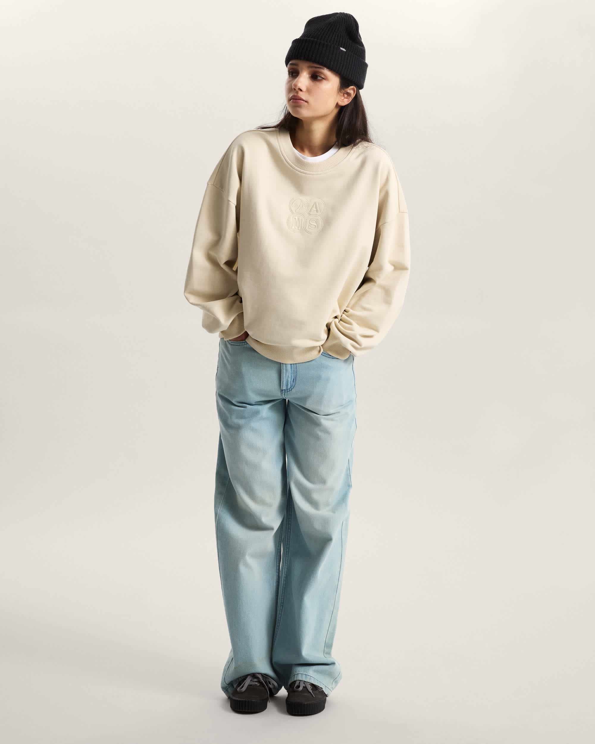 ELLIPSE RETRO CREW oatmeal VANS Beige ALT5