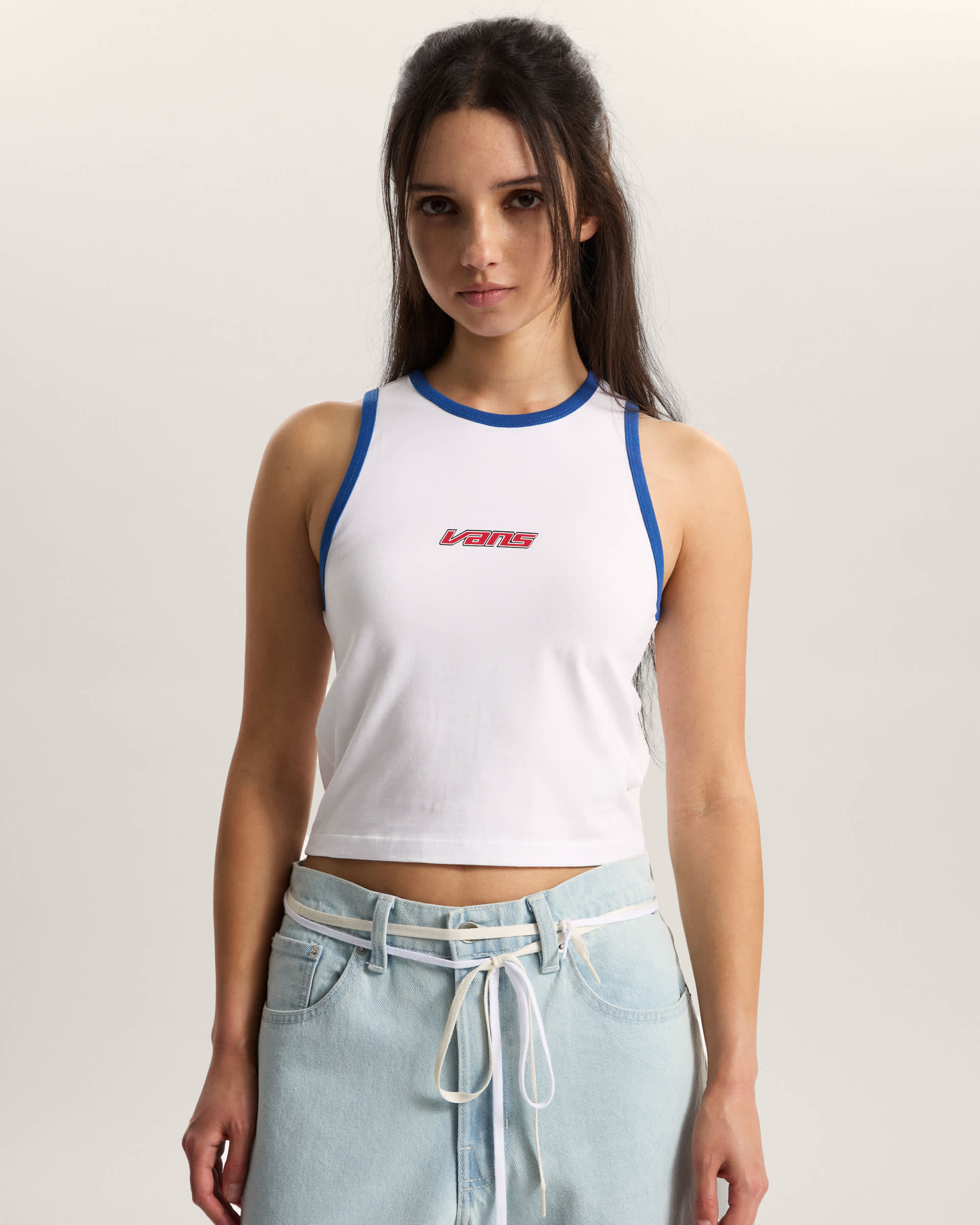 Retro Speed Tanktop VANS Wit ALT2