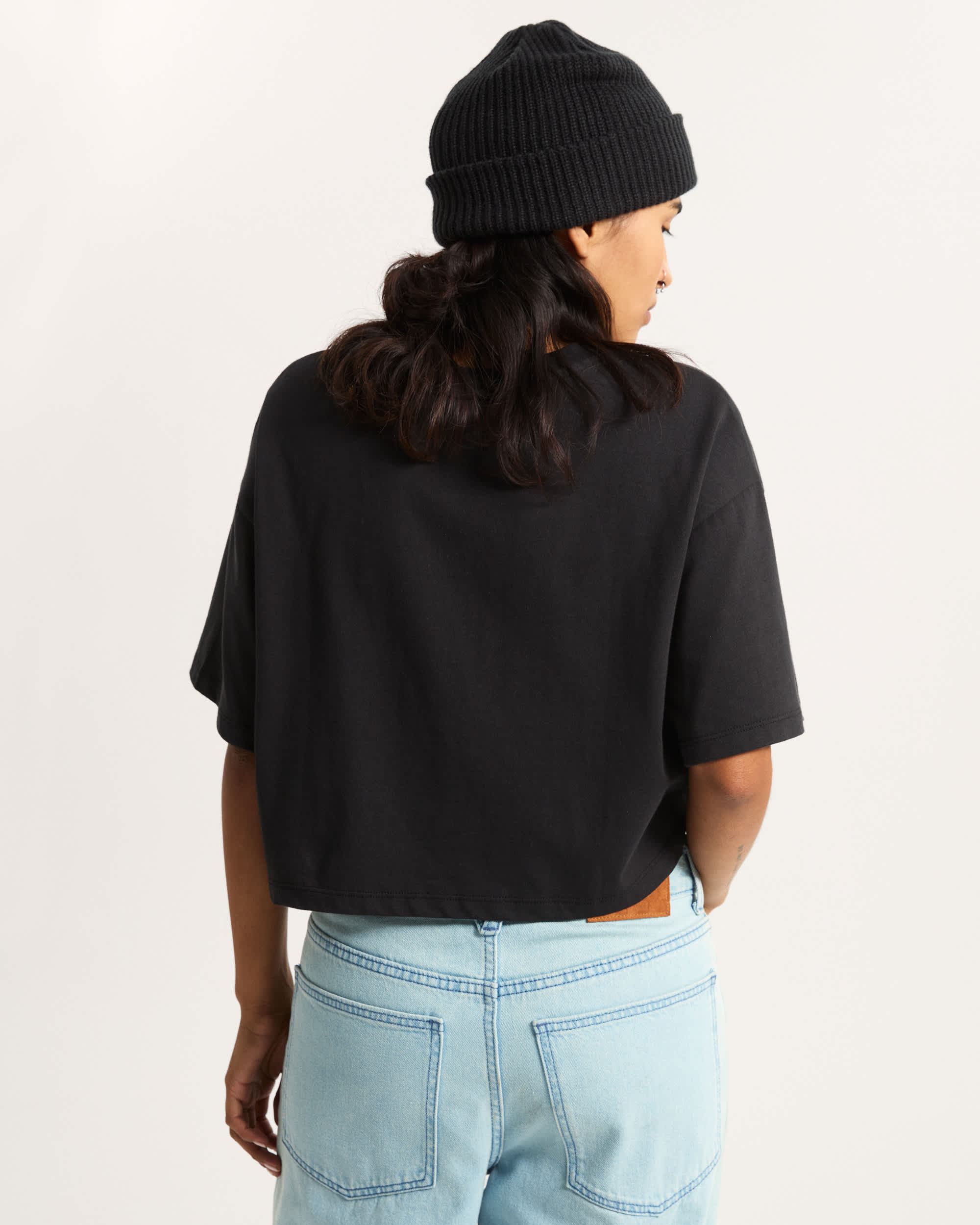 Ellipse Relax Crop TShirt VANS Schwarz ALT3